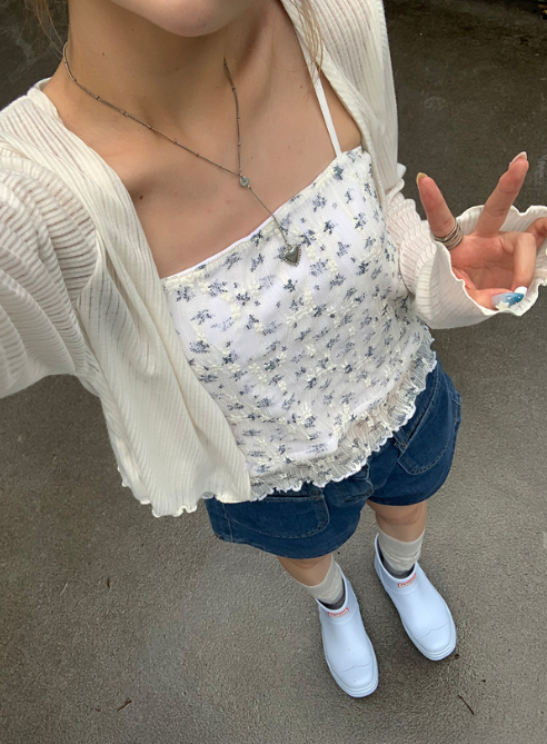 春天必備! 薄針織羅紋外套 [ru1192]