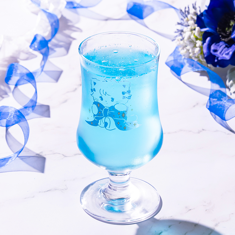 🎀【預訂】Lil ala mode Mousse Blue 玻璃杯