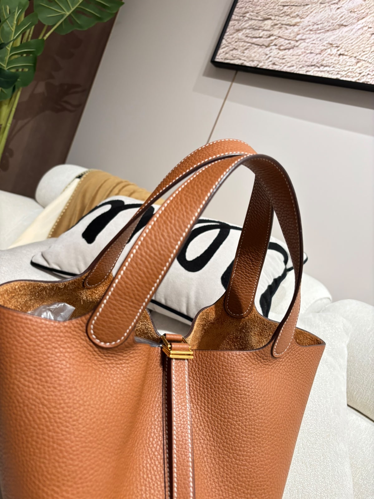 Hermes Picotin 22 Gold/Gold Stamp Z 100%Authentic, 98%New ✅收據副本✅Key Lock✅Dust bag