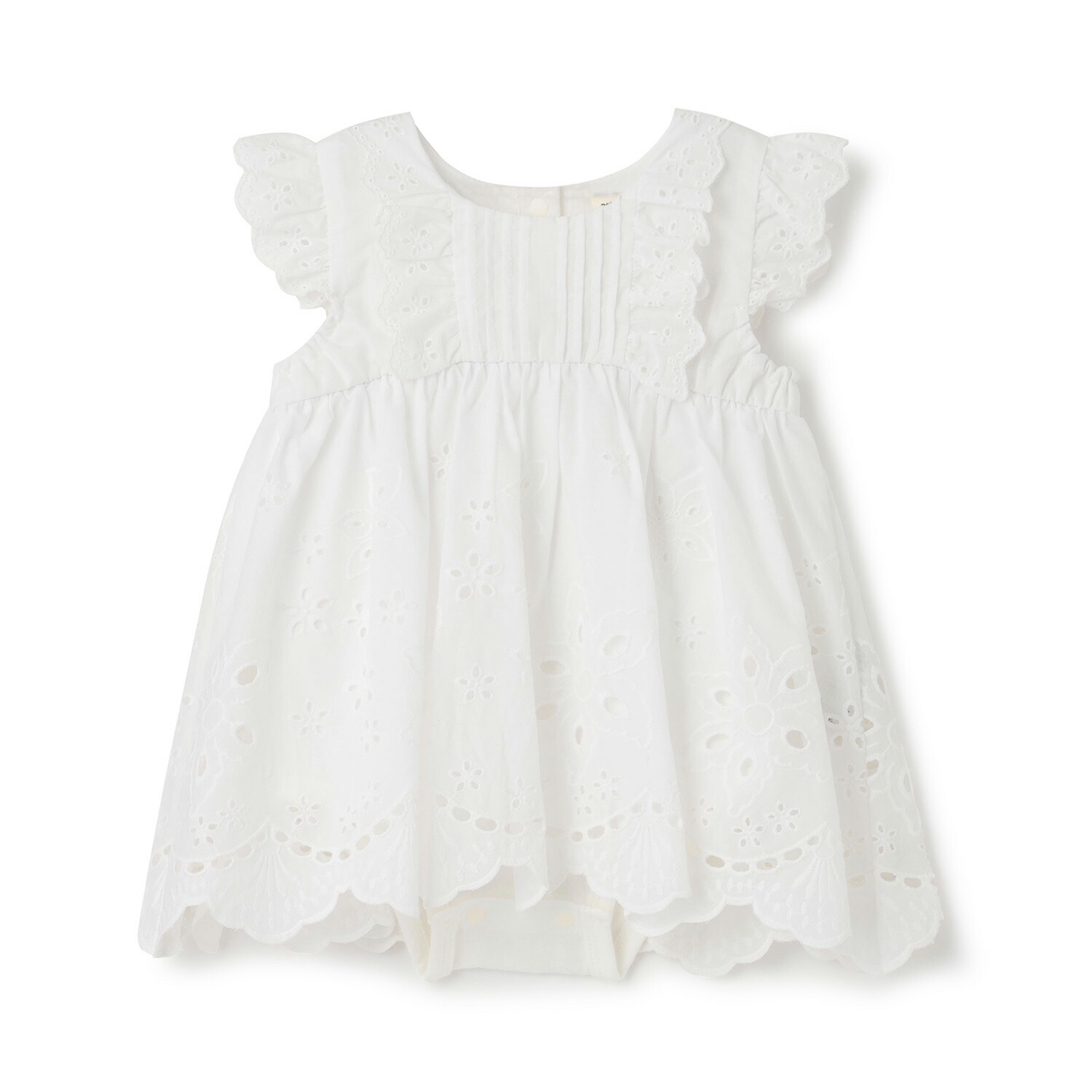 🇯🇵預訂 日本直送🇯🇵Petit Main四色蕾絲荷葉邊短袖包屁裙