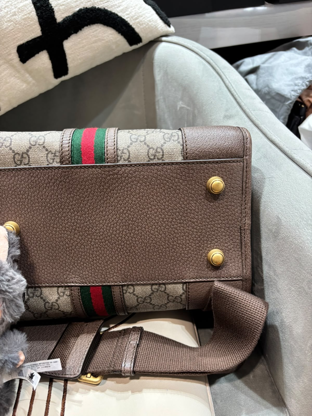GUCCI Neo Vintage GG Monogram Web Duffle 2 way bag 480500  100%Authentic, 98%New✅Dust bag