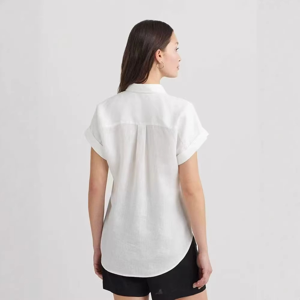 預訂 Ralph Lauren Linen Short-Sleeve Shirt [貨號2605]