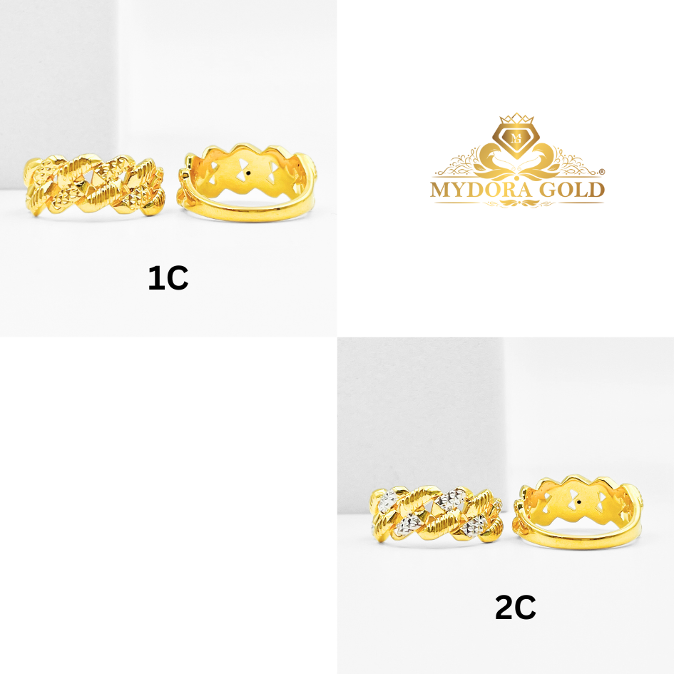 MYDORA Cincin Adira Paddy (5G) l EMAS 916/ 22K