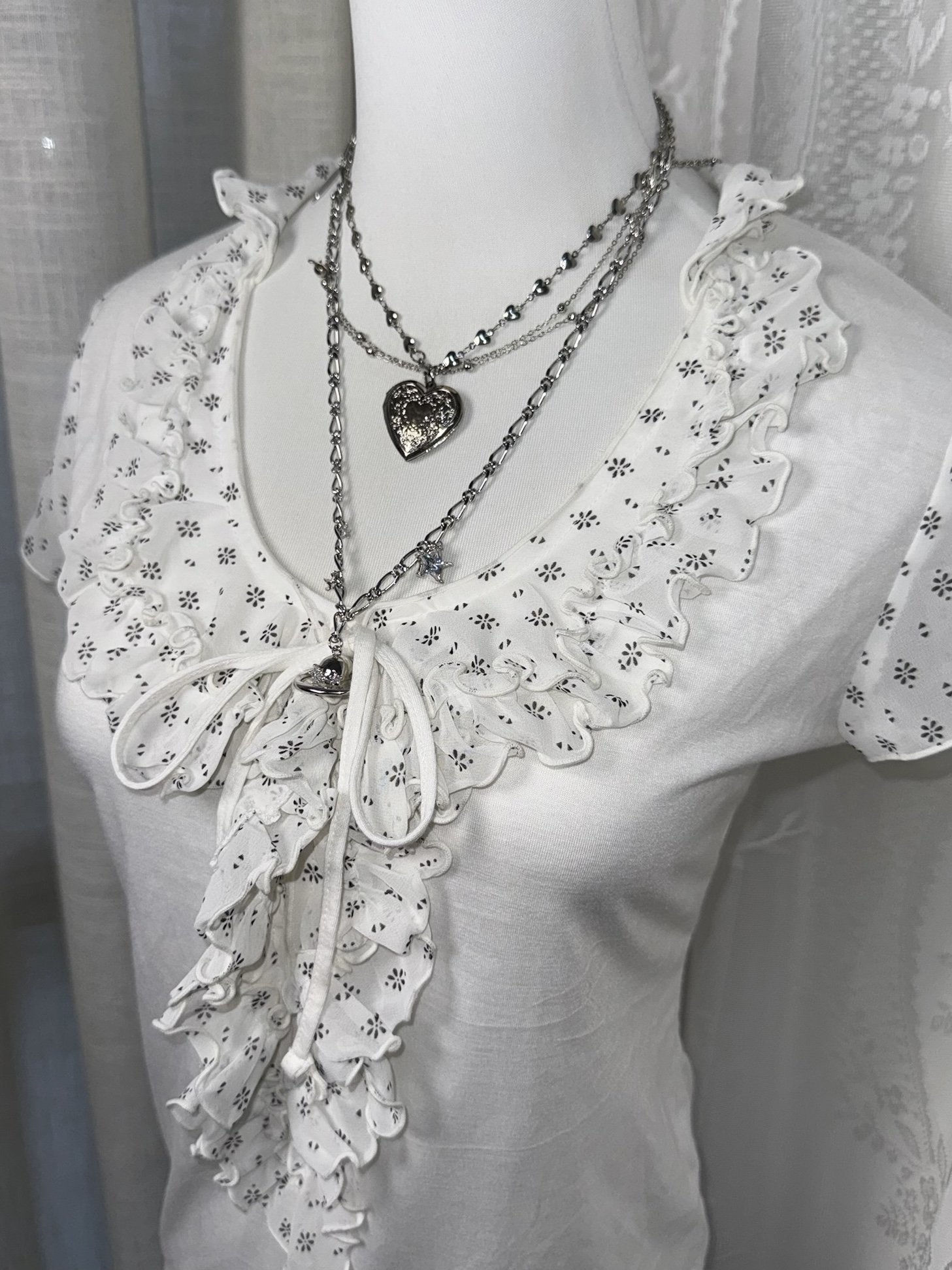 Nana J-Fashion Sweet Retro Flower Top