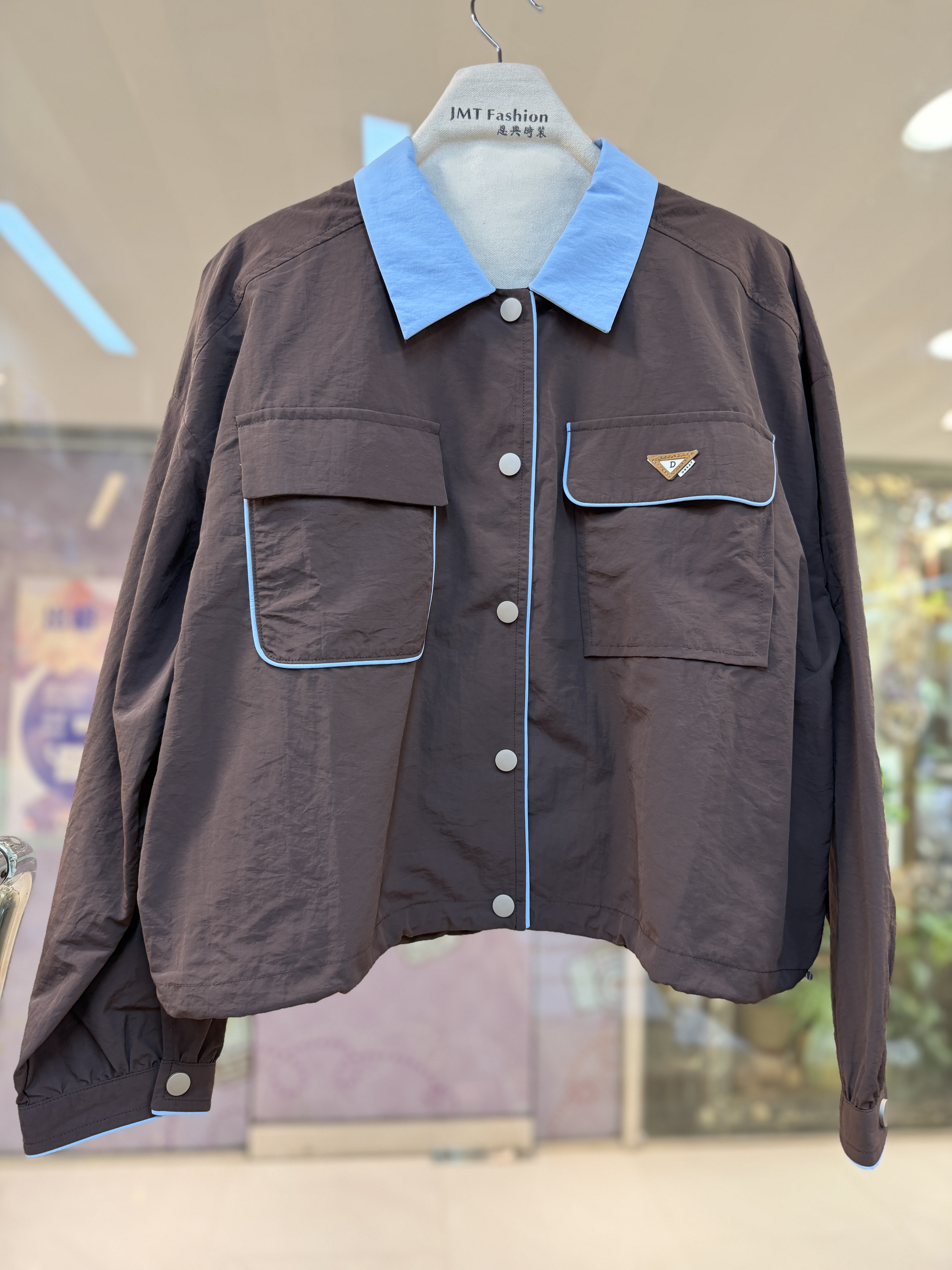 歐洲拼色外套 M264 DK805479