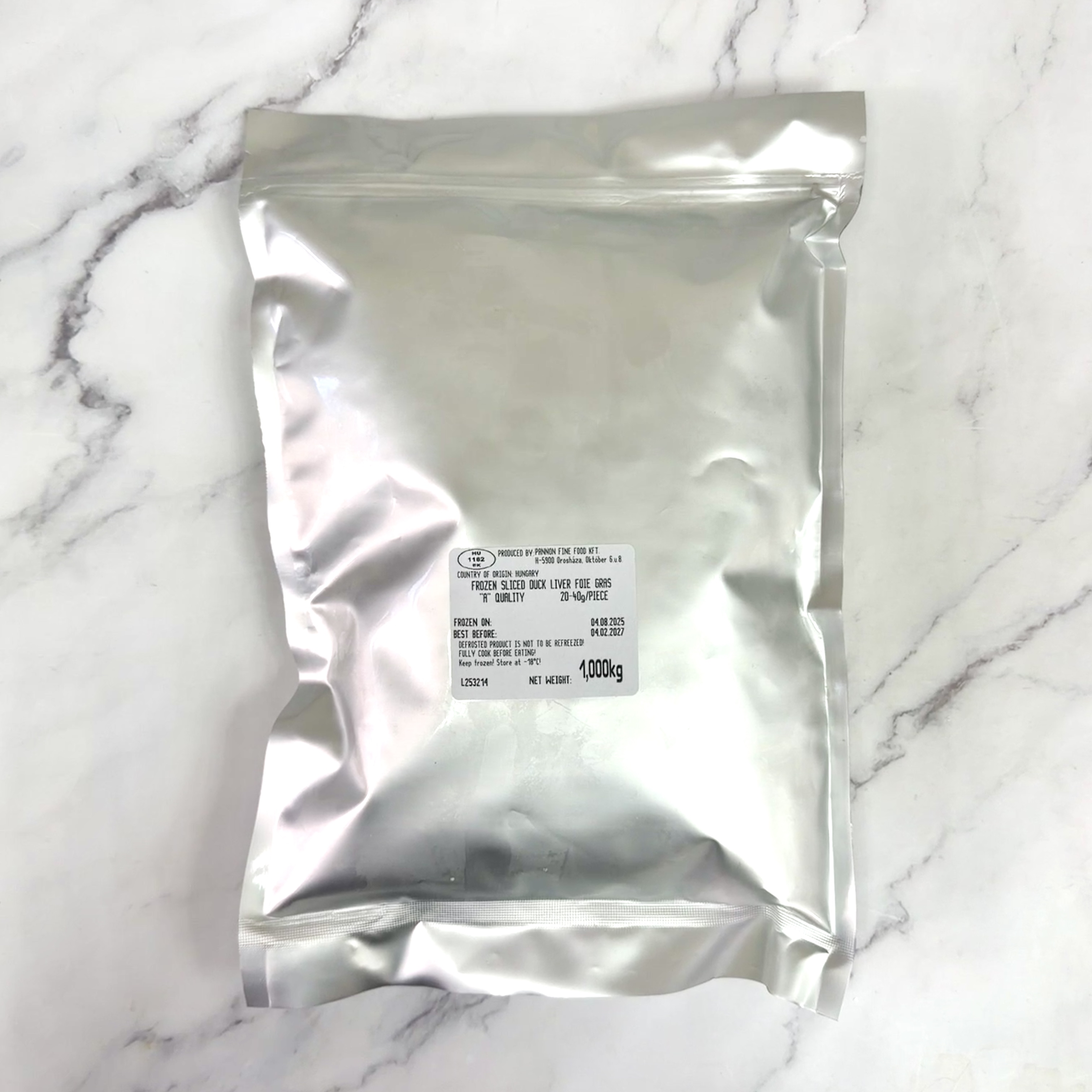 匈牙利鴨肝 1kg （每件20g－40g）