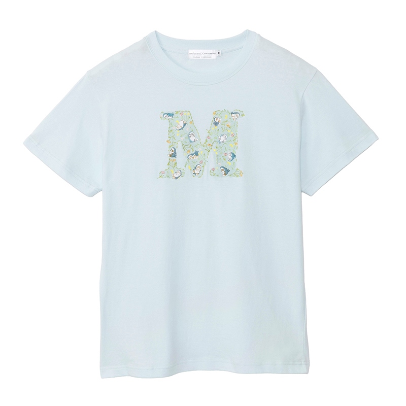 🌸 【預訂】mofusand×日比谷花壇 新品-Tee<藍色>