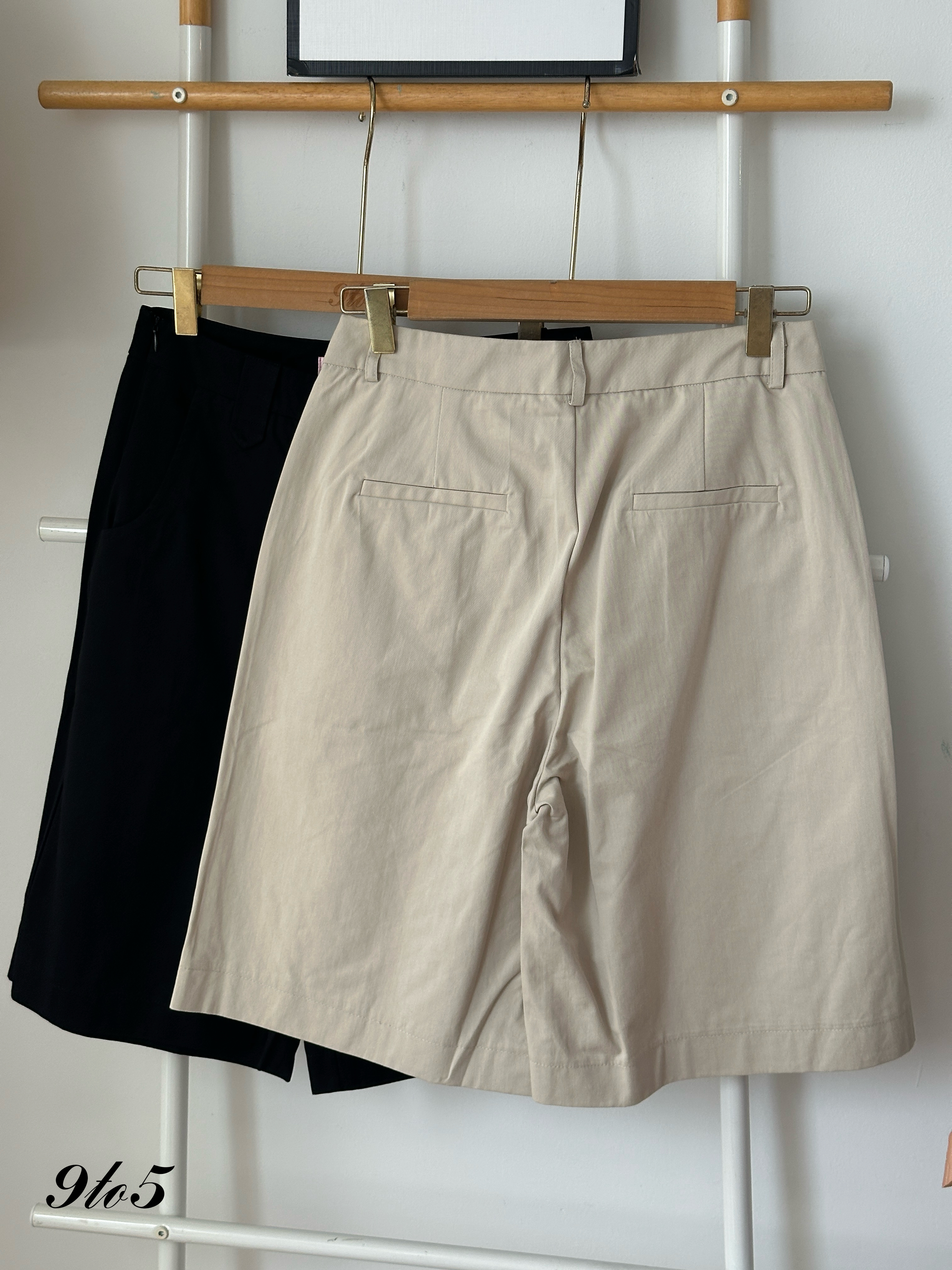 S1791 A Line Overlap Midi Pants - 3 Colors