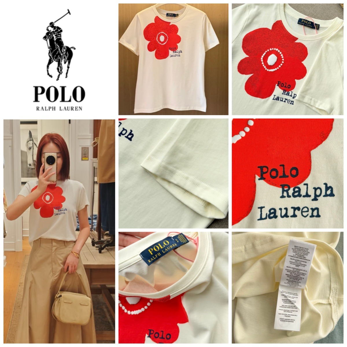 Polo Ralph Lauren 花朵印花短袖Tee 