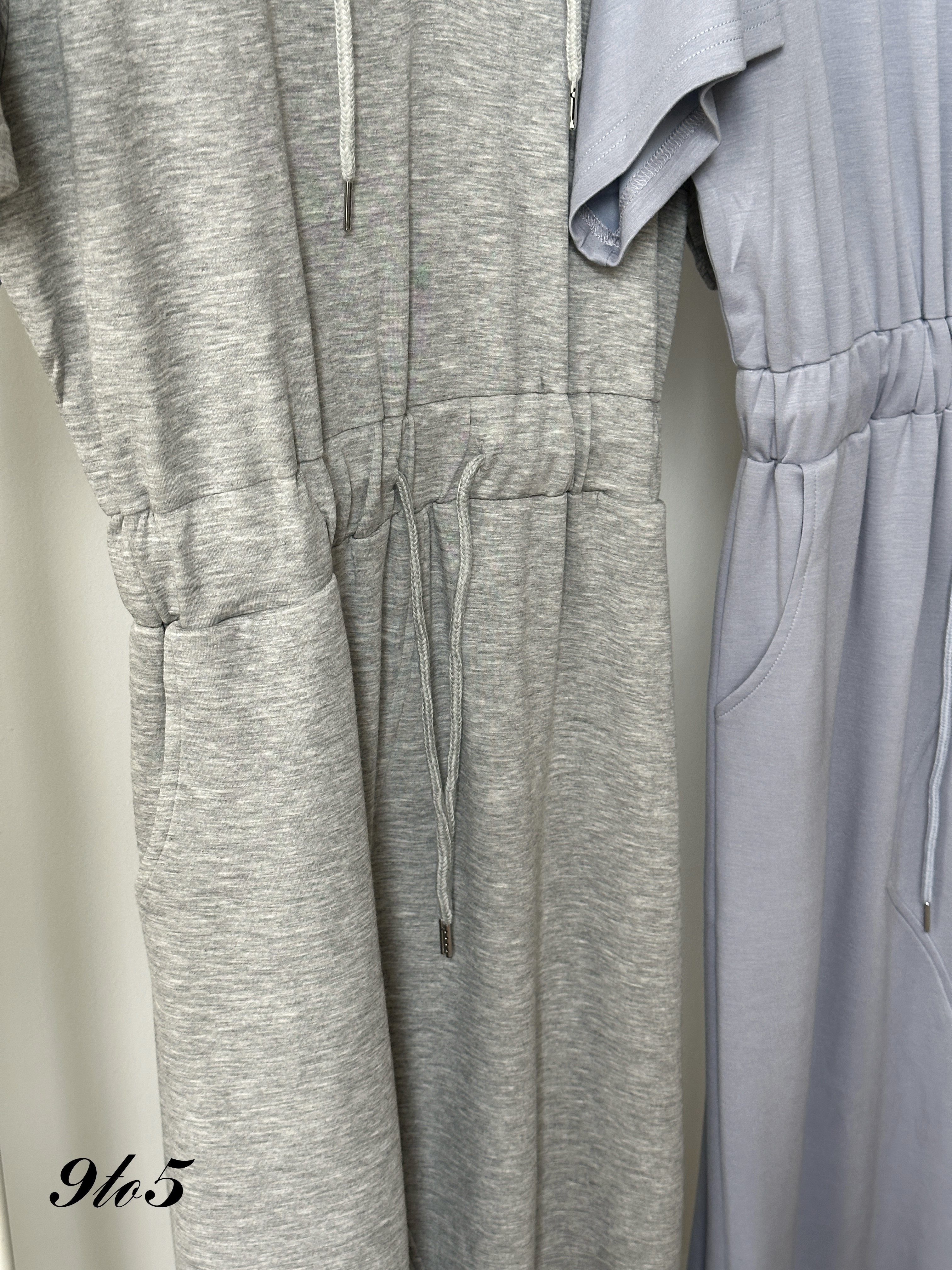 D2343 Casual Hoodie Dress - 4 Colors 