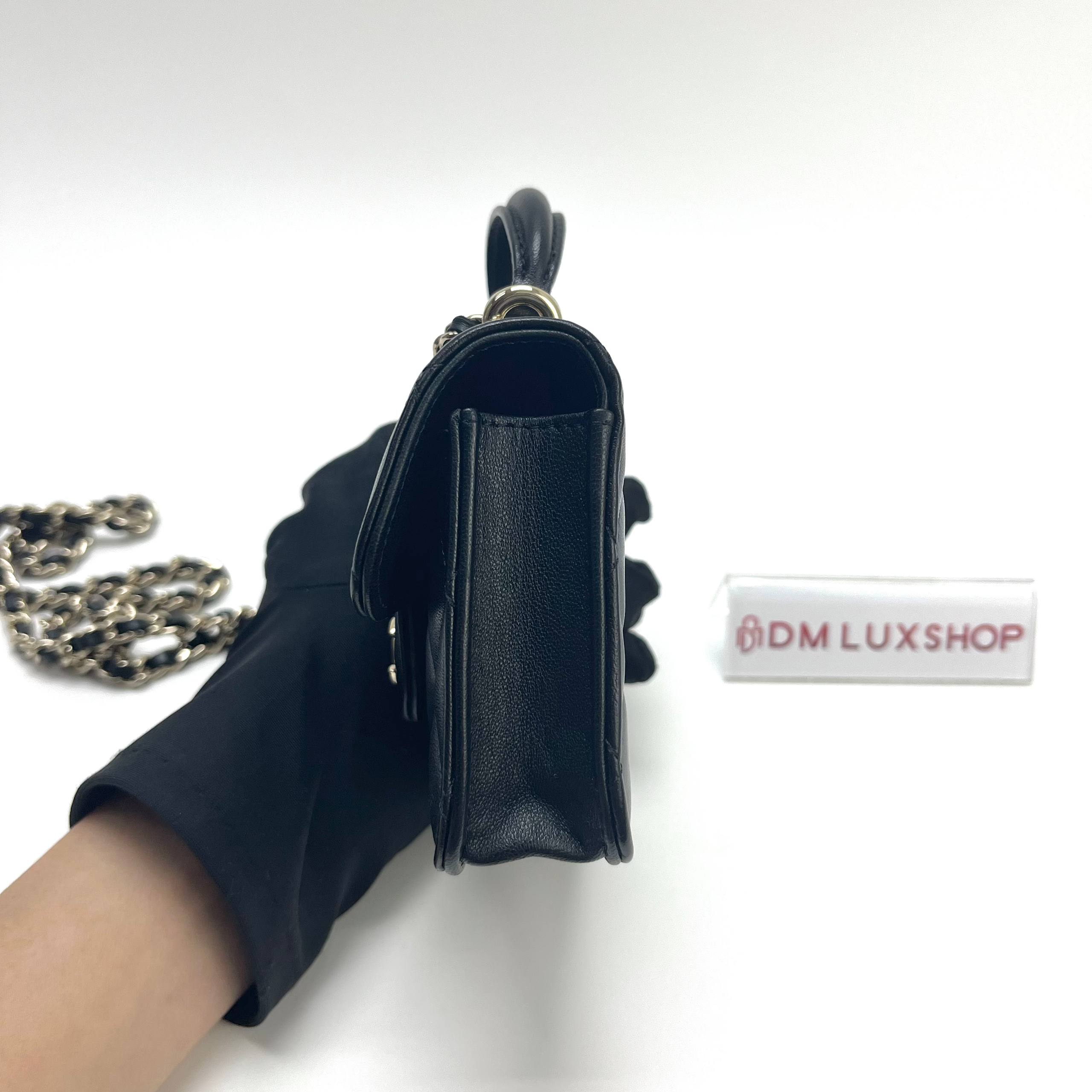 Chanel Top Handle Micro Flap Bag GHW (Serial 31, Year 2021)