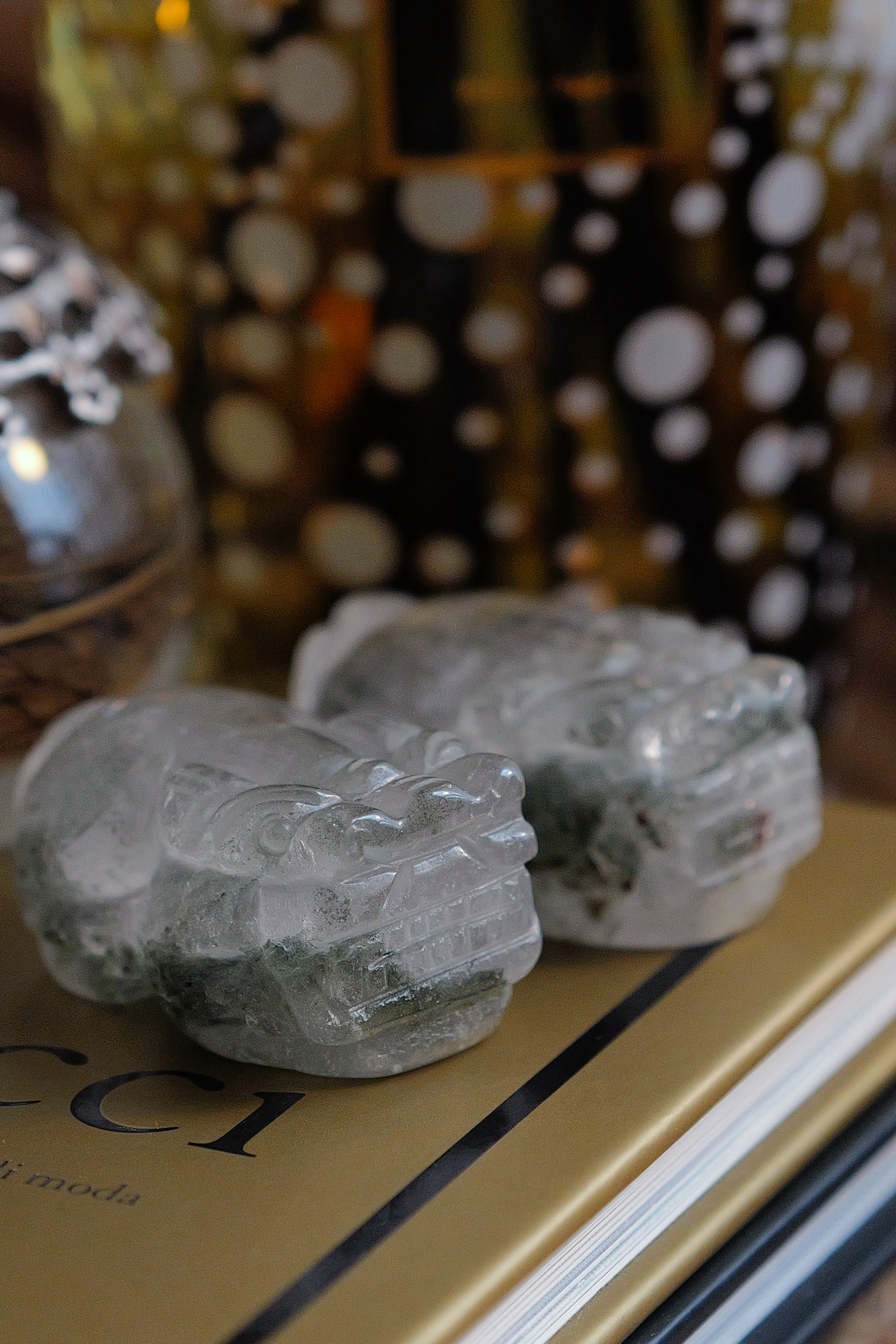 ༒4.7cm+紅綠幽靈金錢貔貅擺件一對༒ PQ.1023CJ2G10S-RA18*5SS