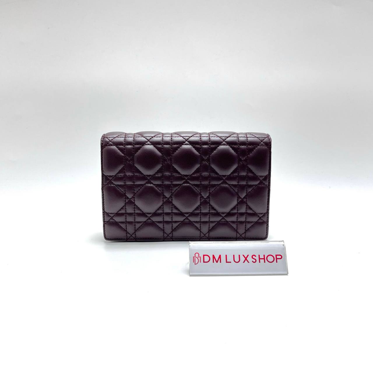 Dior Small Addict Flap Bag Burgundy