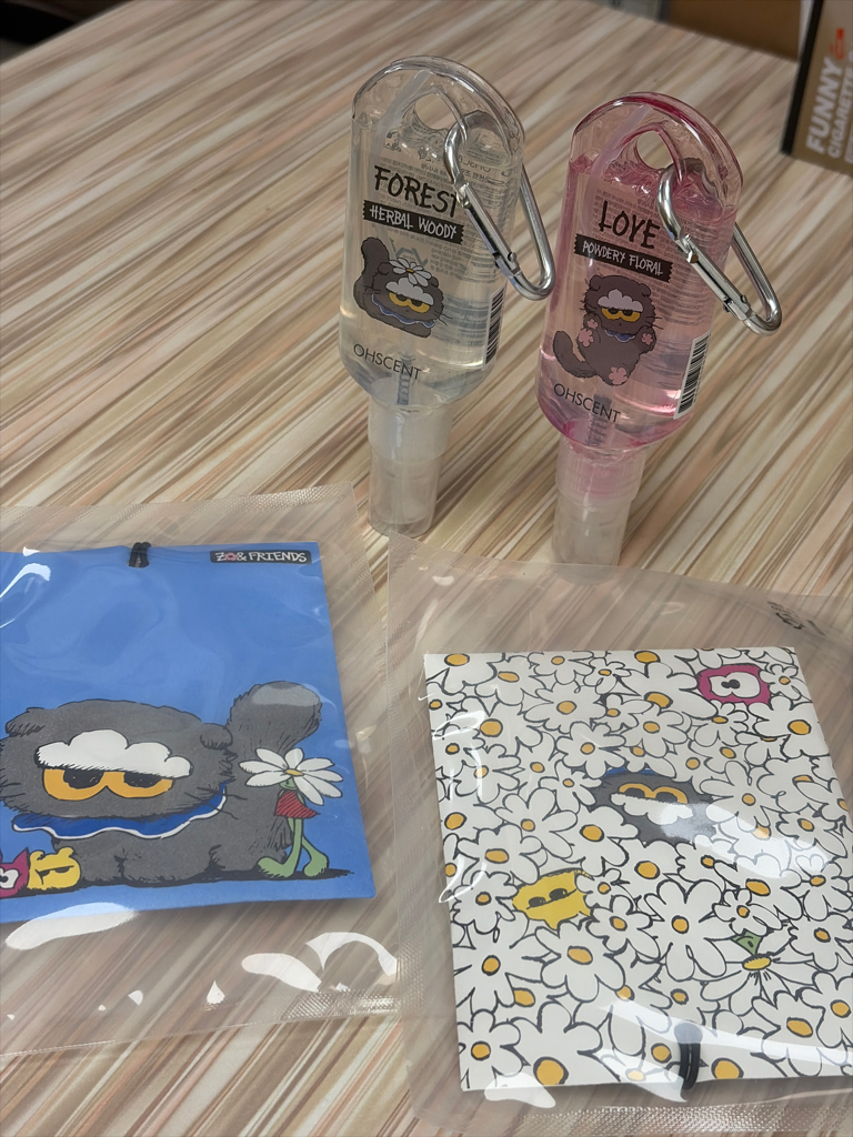 OHScent × Zo&Friends 聯乘香氛系列｜掛香包／迷你香氛噴霧（2款可選）