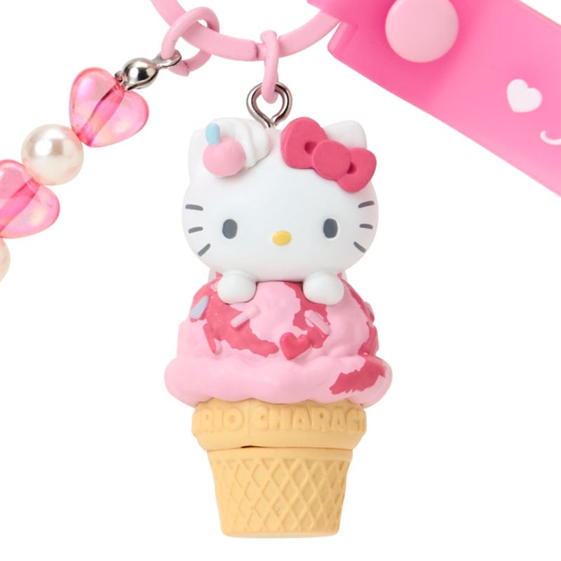 現貨｜Sanrio Hello Kitty 日版 夢幻雪糕店系列 立體 鎖匙扣 (01628-4)