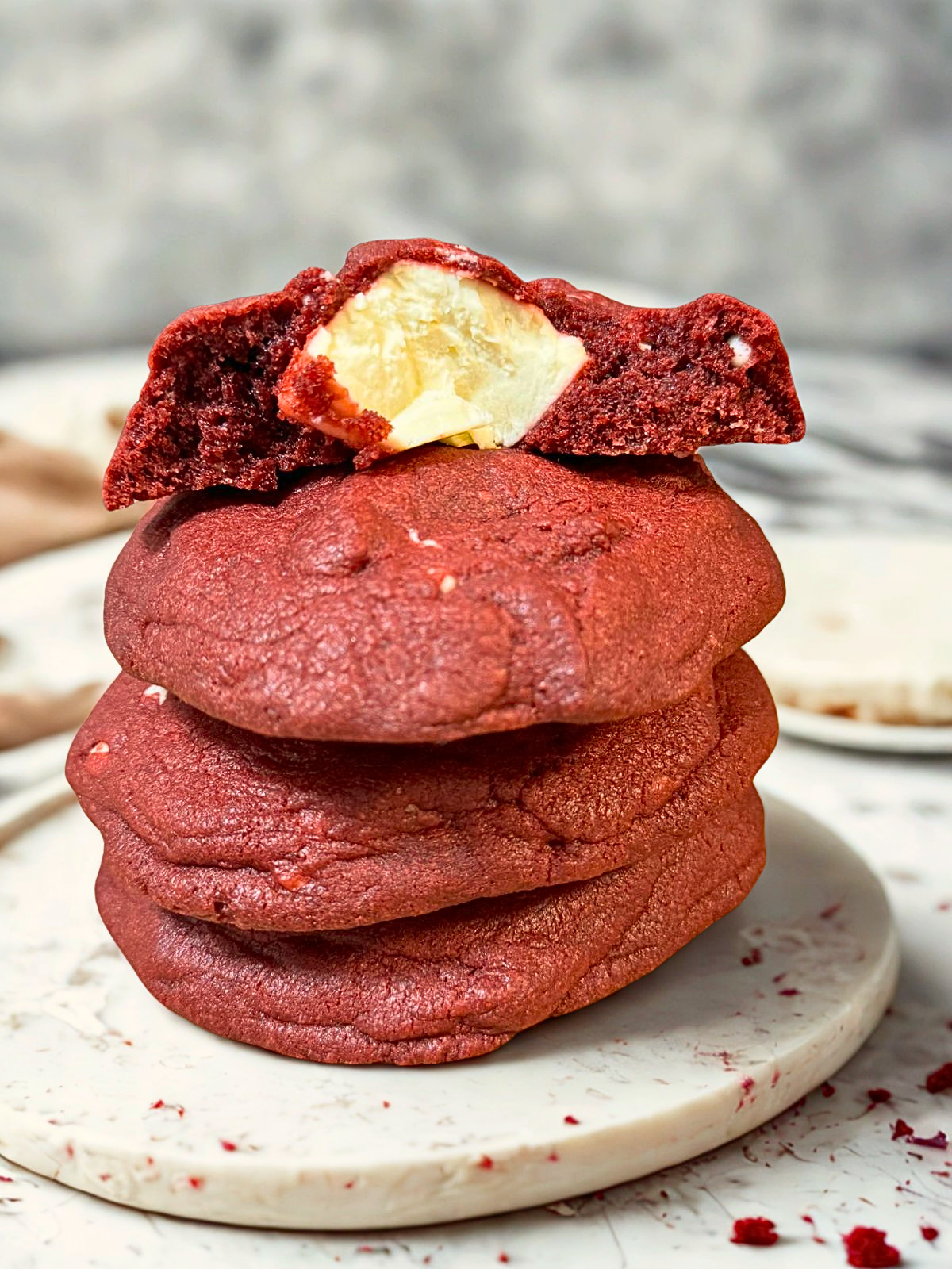 紅絲絨忌廉芝士美式軟曲奇 Red Velvet w/ Cream Cheese