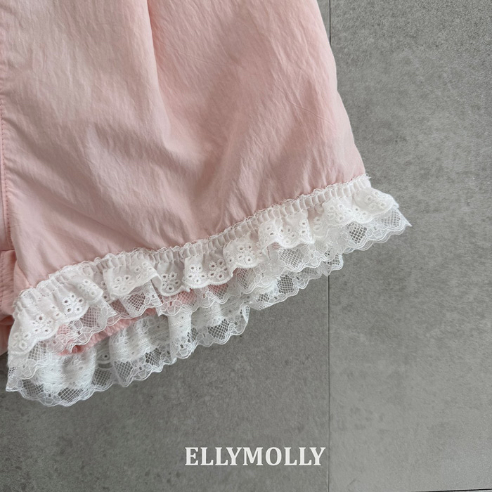 🇰🇷Ellymolly連身褲pink