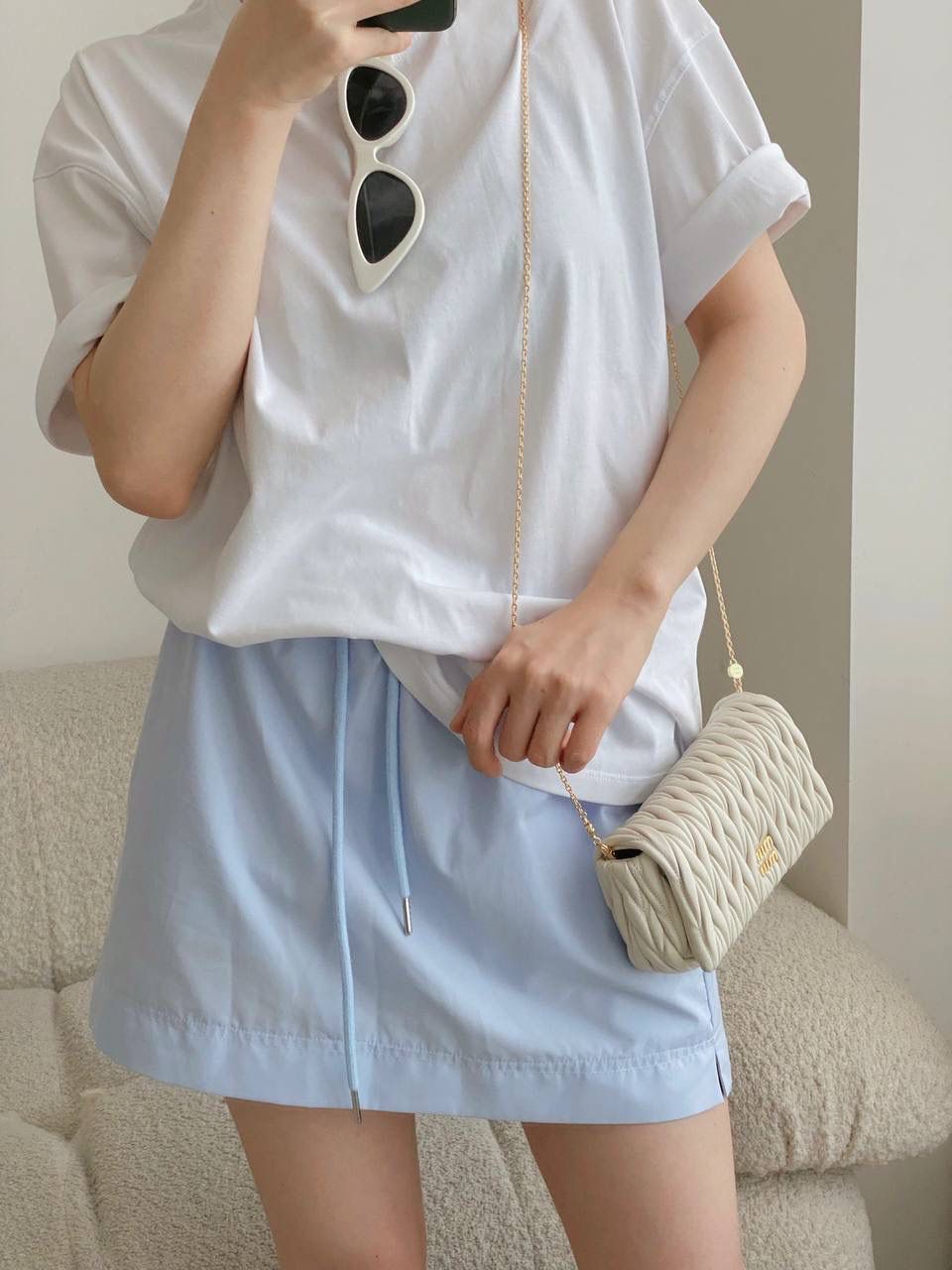 Elegant Quilted Chain Bag