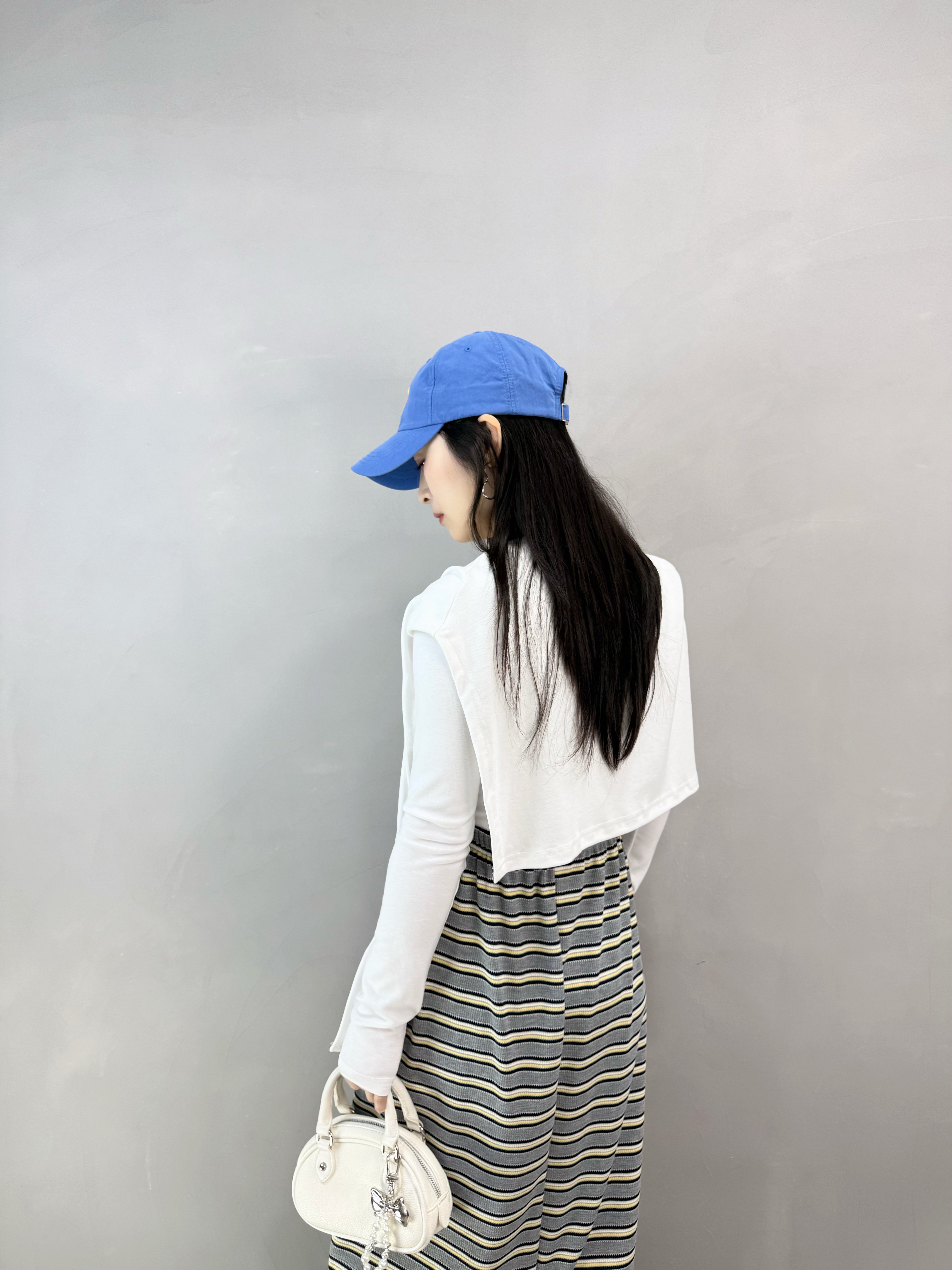 J67 車章U領Tee+披肩Set