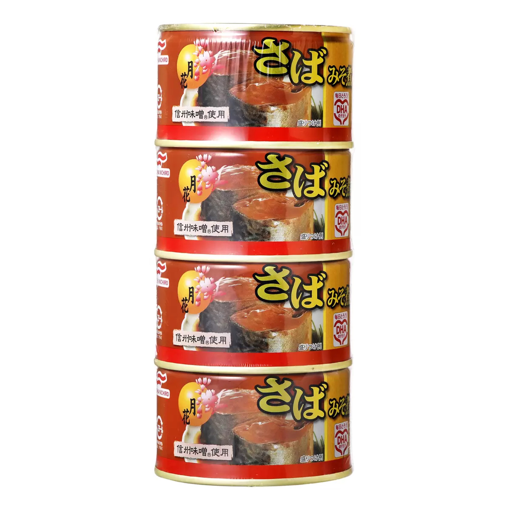 日本直送 本週Costco特價  Maruha Nichiro 味噌青花魚（月花）200g x 4 罐