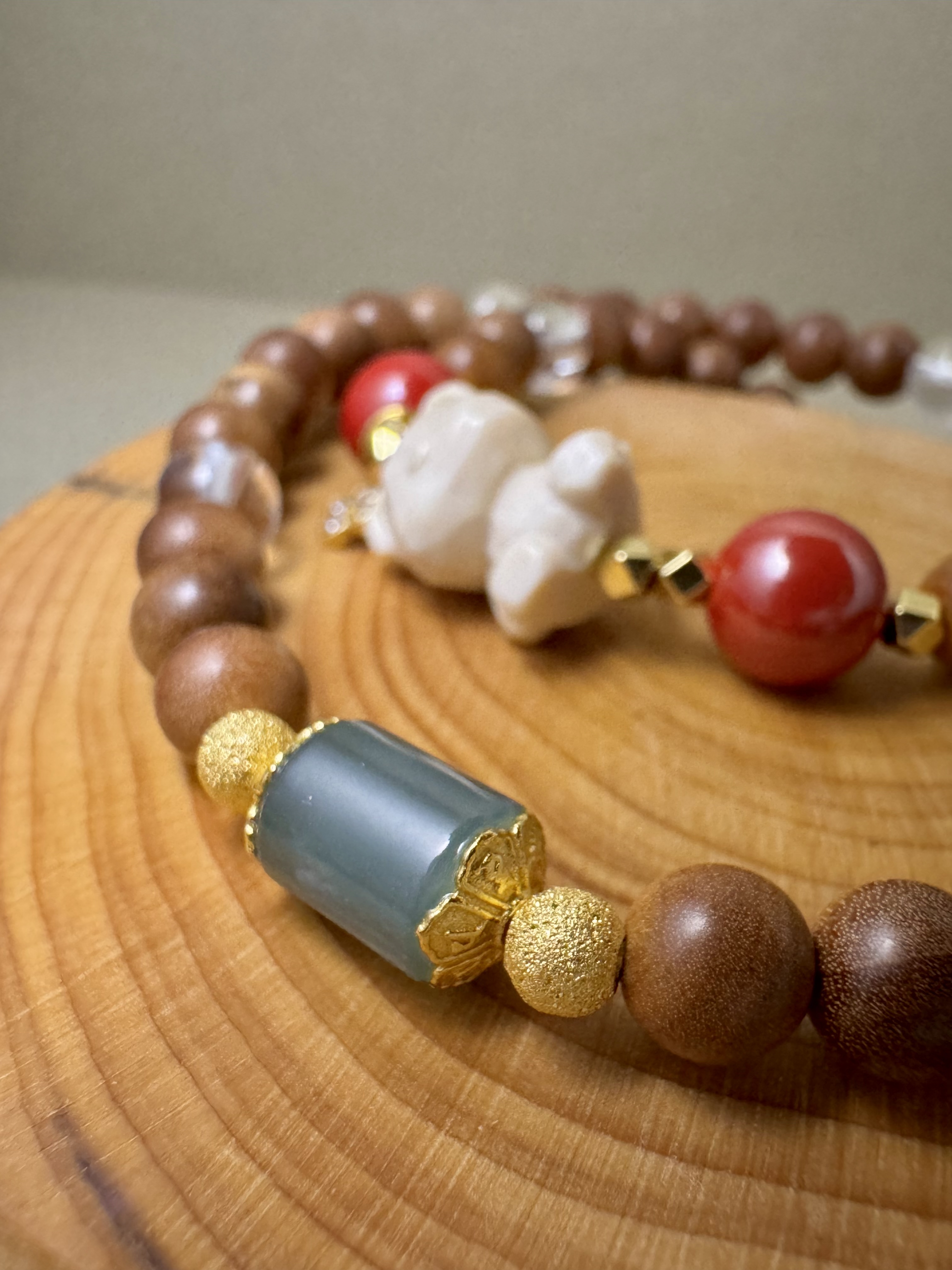 【檀光流轉】雙圈老山檀手串