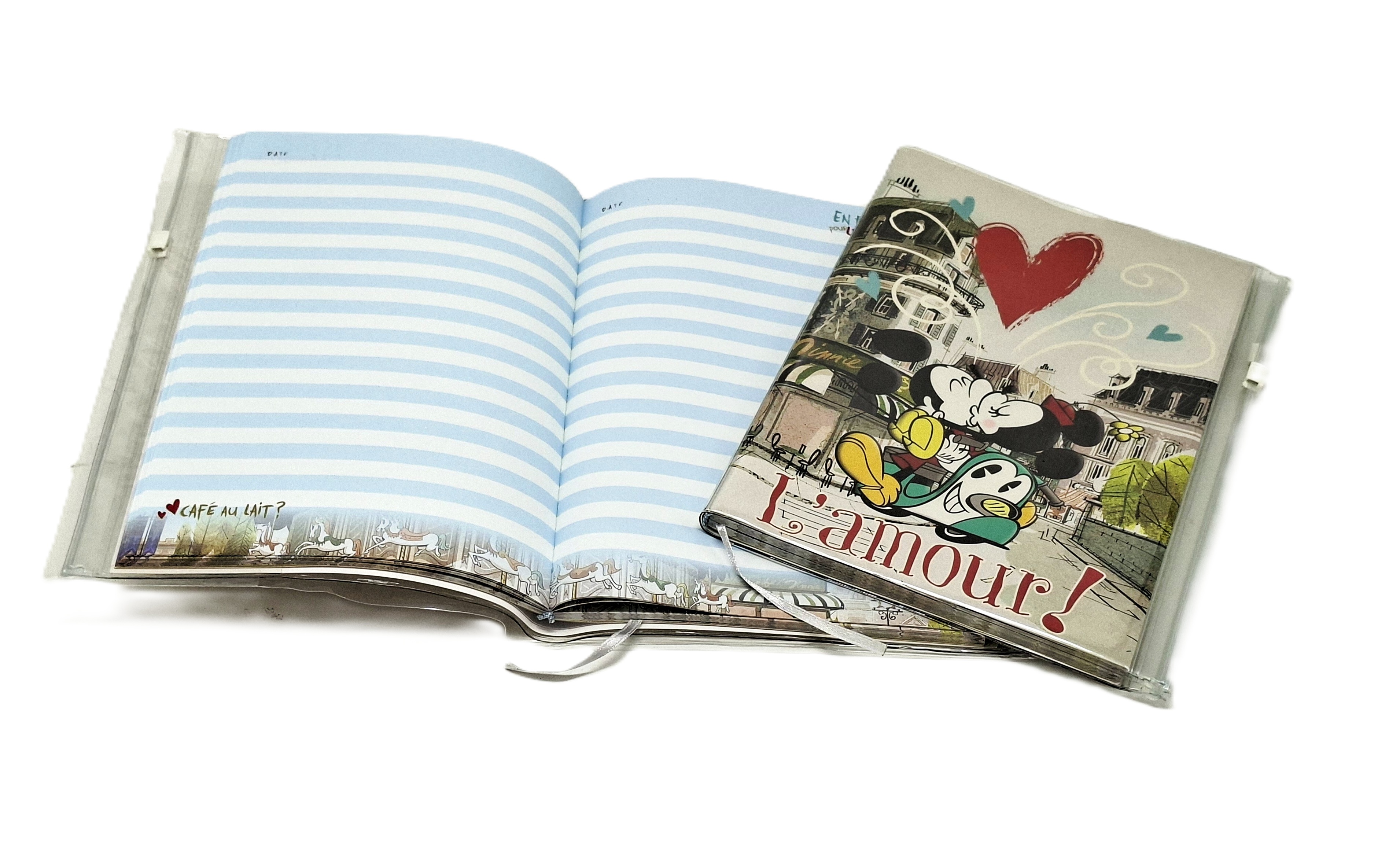 A5雙夾鏈收納筆記 Mickey And Minnie Mouse   (DPNA-25016A)