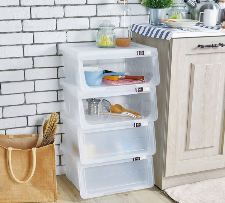 074829/日本天馬揭蓋收納箱(S)