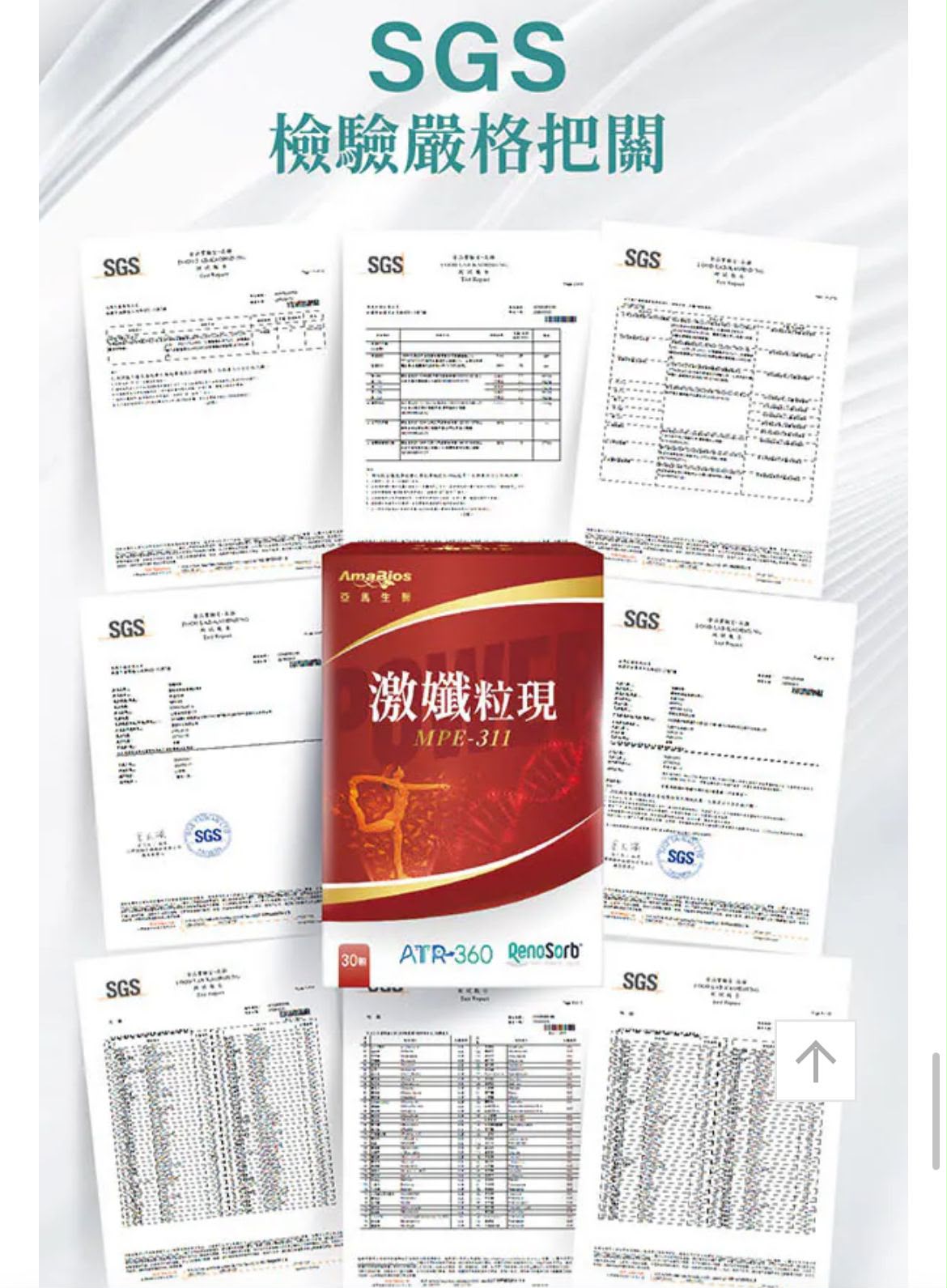 亞馬生醫MPE-311激孅粒現(又稱激力小膠囊)30粒/盒