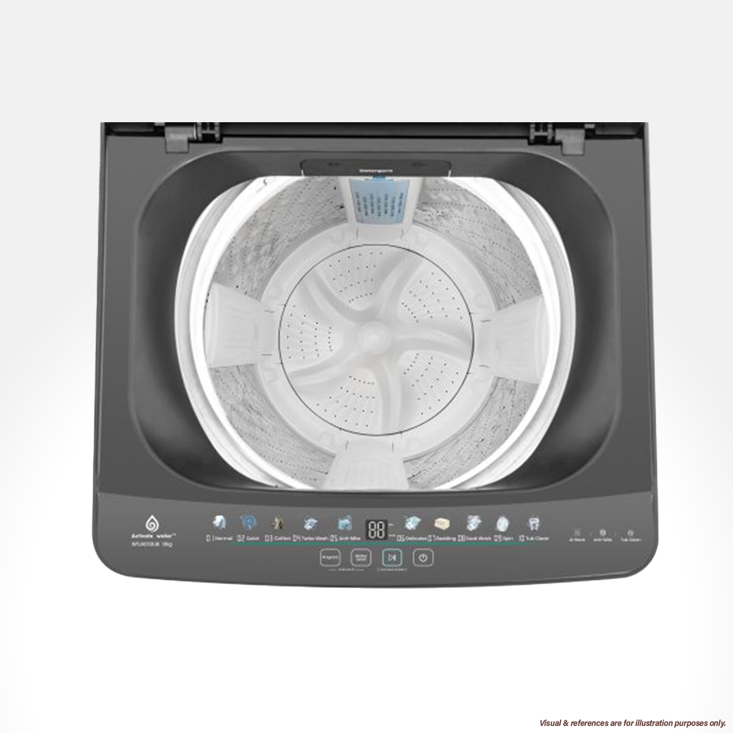Hisense 13kg JH Series Top Load Washer (WTJA1313UB)
