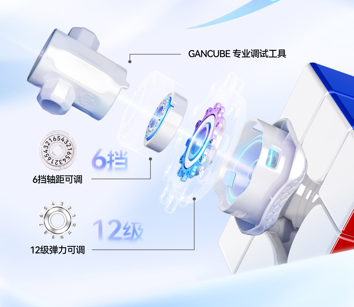GAN i4 MagLev 3x3 智能扭計骰
