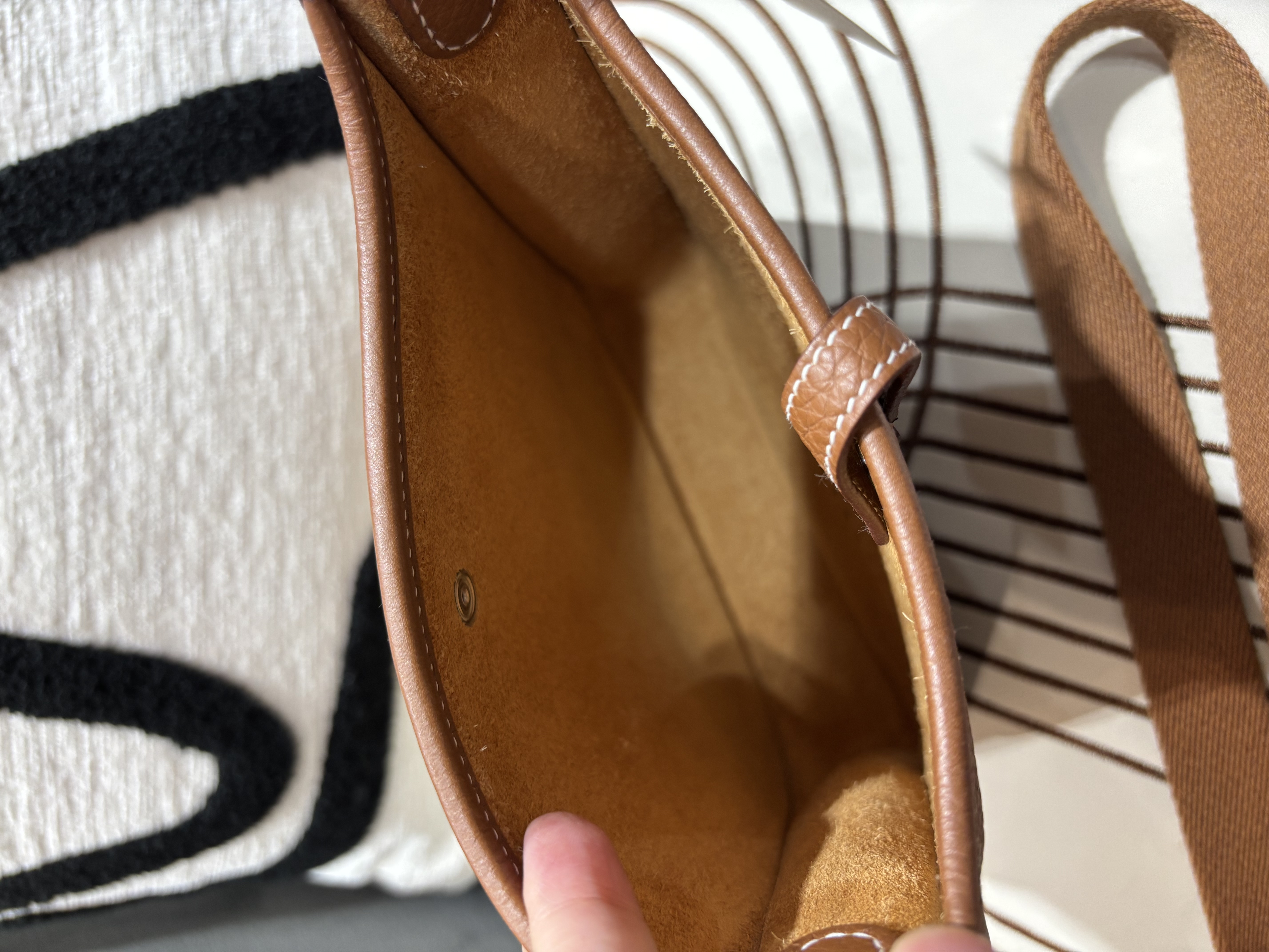 Hermes mini evelyne,Gold STAMP B ,100%Authentic,98%new ✅dust bag ✅box