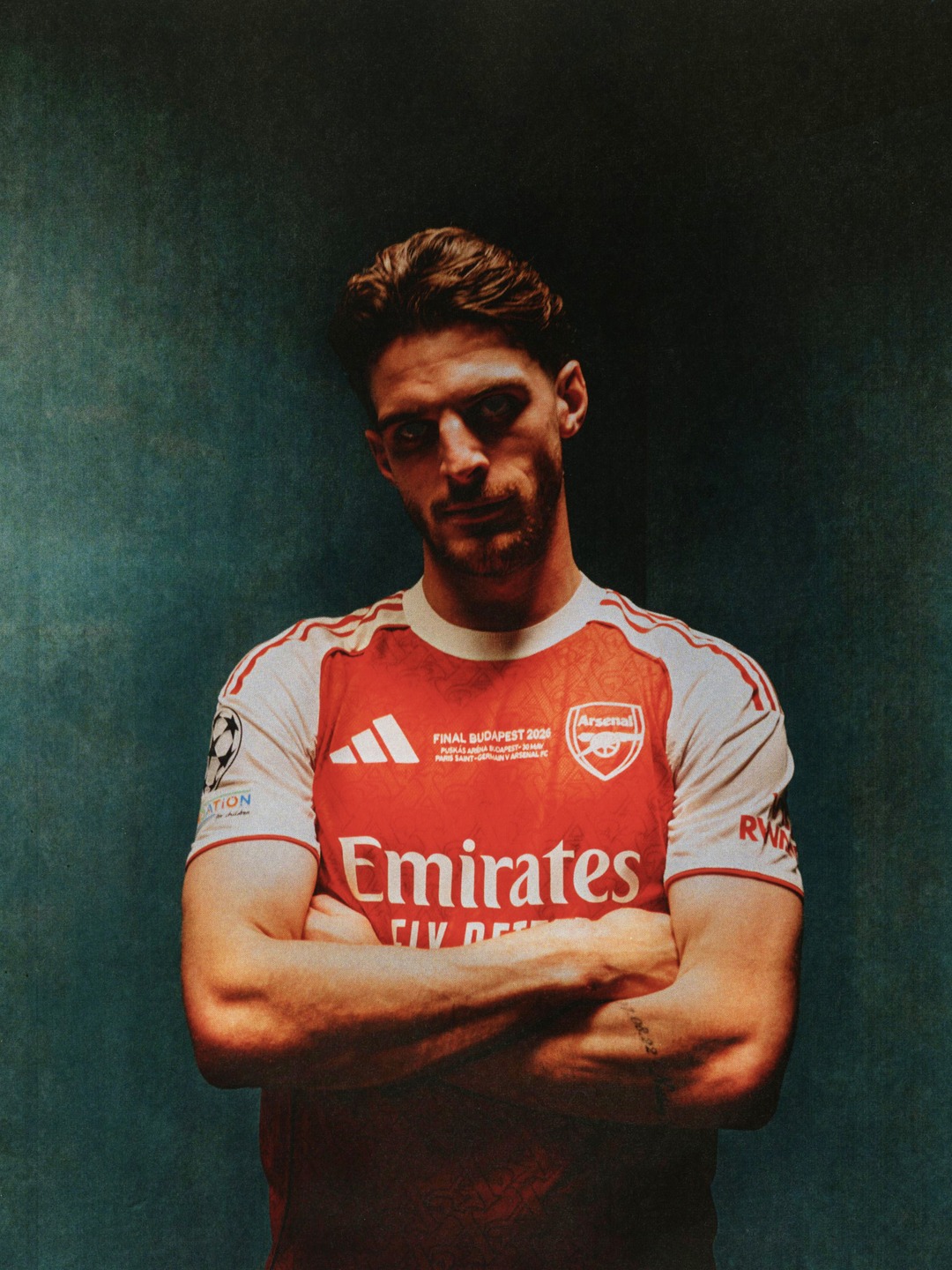 歐聯決賽版🏆 🔴⚪ Adidas Arsenal 阿仙奴 2025-26 主場球迷版球衣 (可加印字章) JI9517
