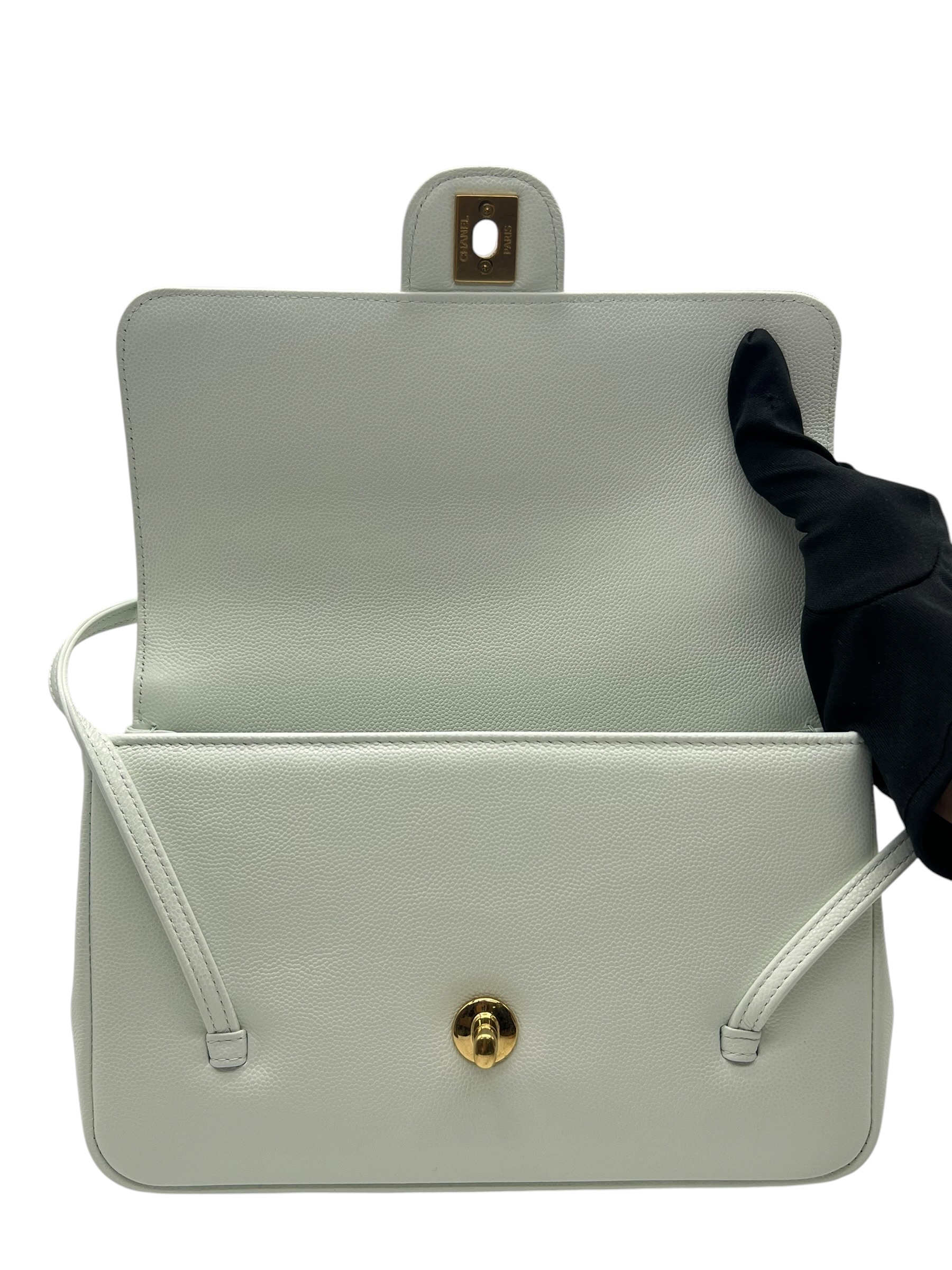 Pre-Owned CHANEL Preppy Coco Flap Bag / Product Code: 061405