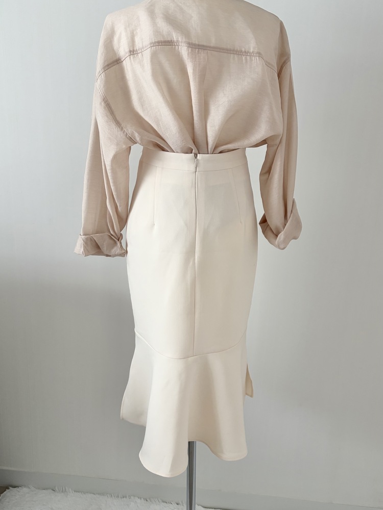 Pastel Mermaid Skirt (Misty Blue)