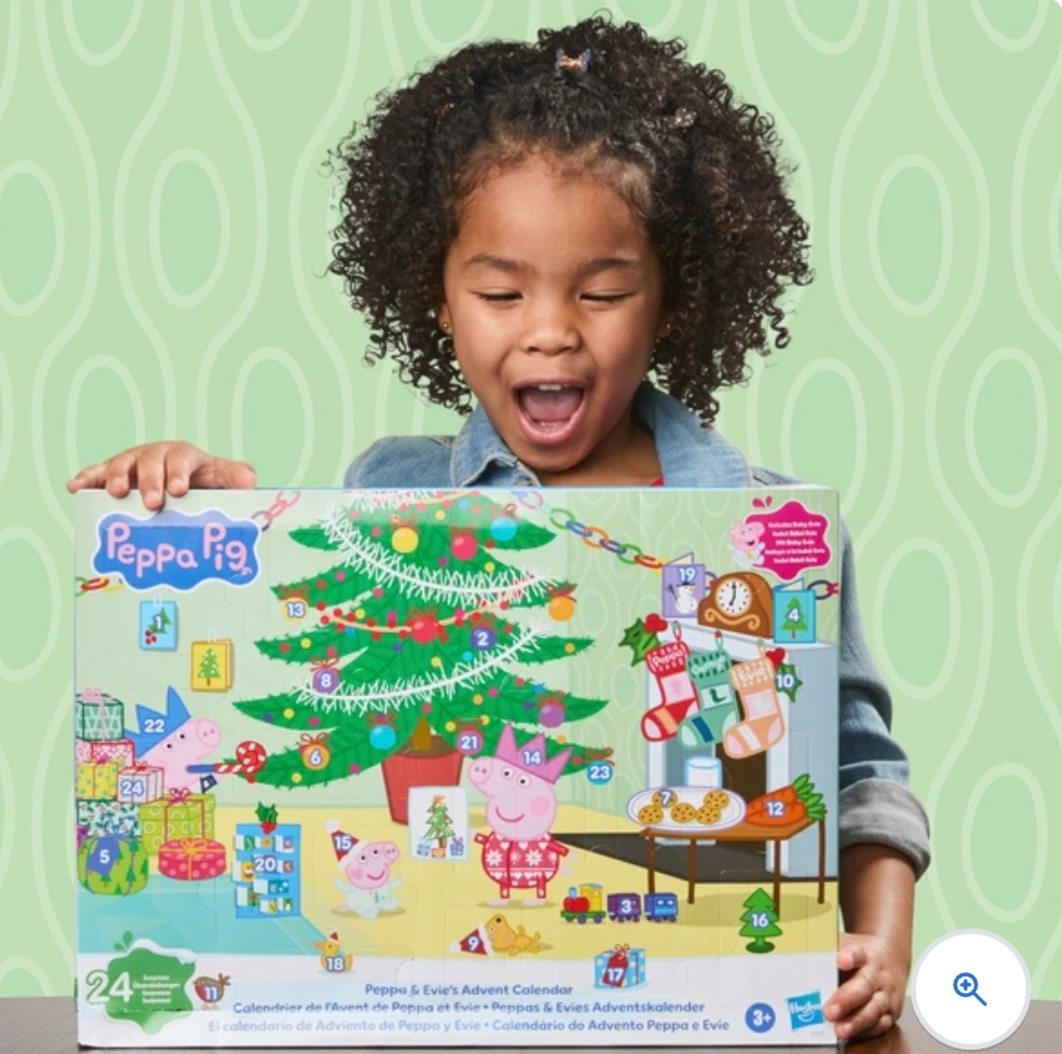 Peppa Pig 粉紅豬小妹 Peppa & Evie 聖誕倒數日曆玩具 Advent Calendar 24格玩具套裝