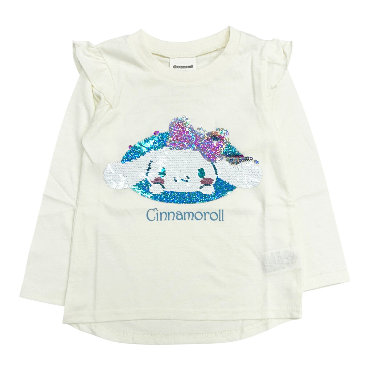 🆕【⭐訂購⭐】 🇯🇵日本直送 🌀#Sanrio 荷葉邊閃閃珠片長袖 tee［6款選］ 🌀[PLIA-0058] [261009]