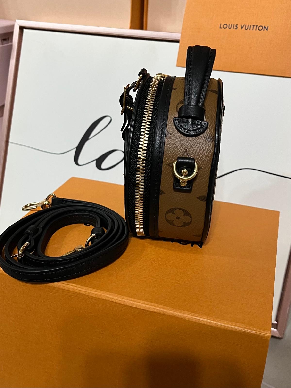 LV M83614 Mini Boite Chapeau 100%Authentic, 99%New ✅收據✅Dust bag✅Box