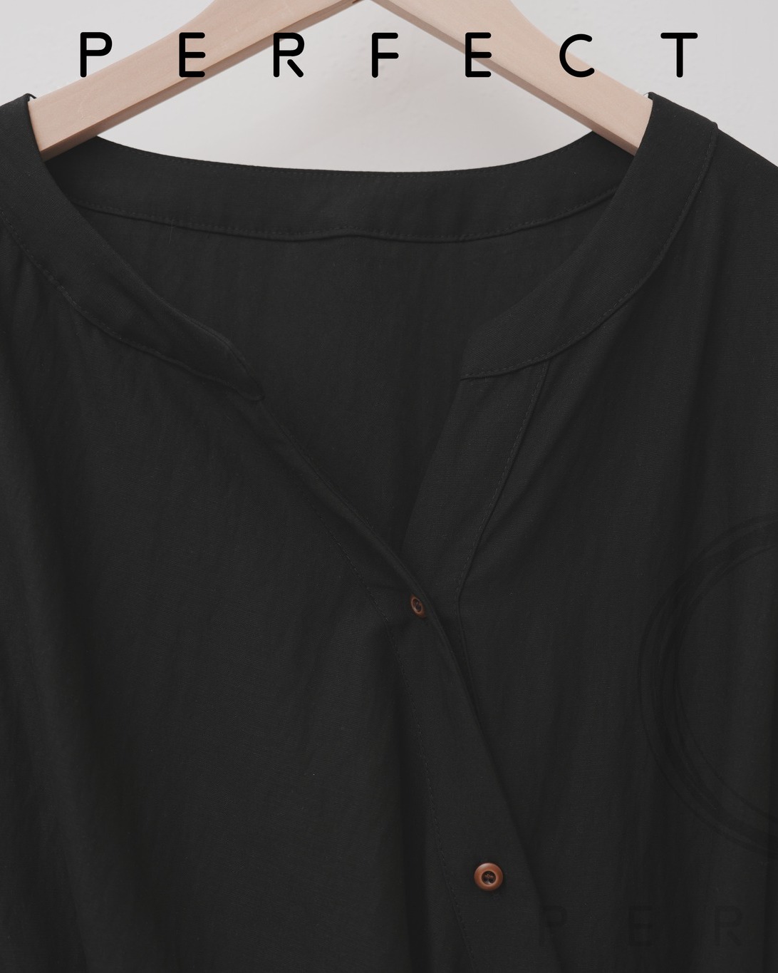 T0007_氣質自帶腰帶隨性上衣（顯瘦黑）