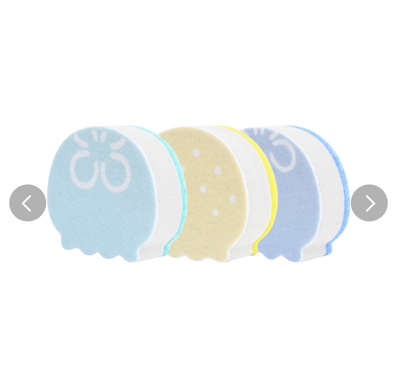 日本進口海洋生物無紡布海綿(3pcs)