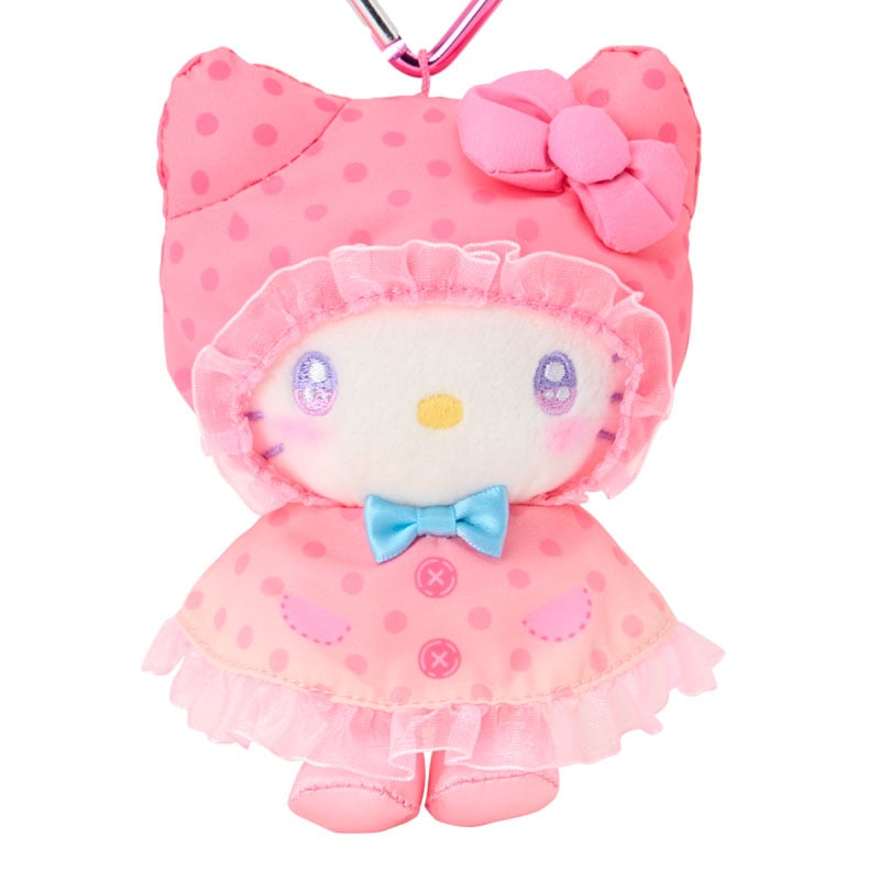 現貨｜Sanrio Hello Kitty 甜蜜列車系列 日版 雨衣造型 毛公仔 吊飾 掛件 (88570-3)