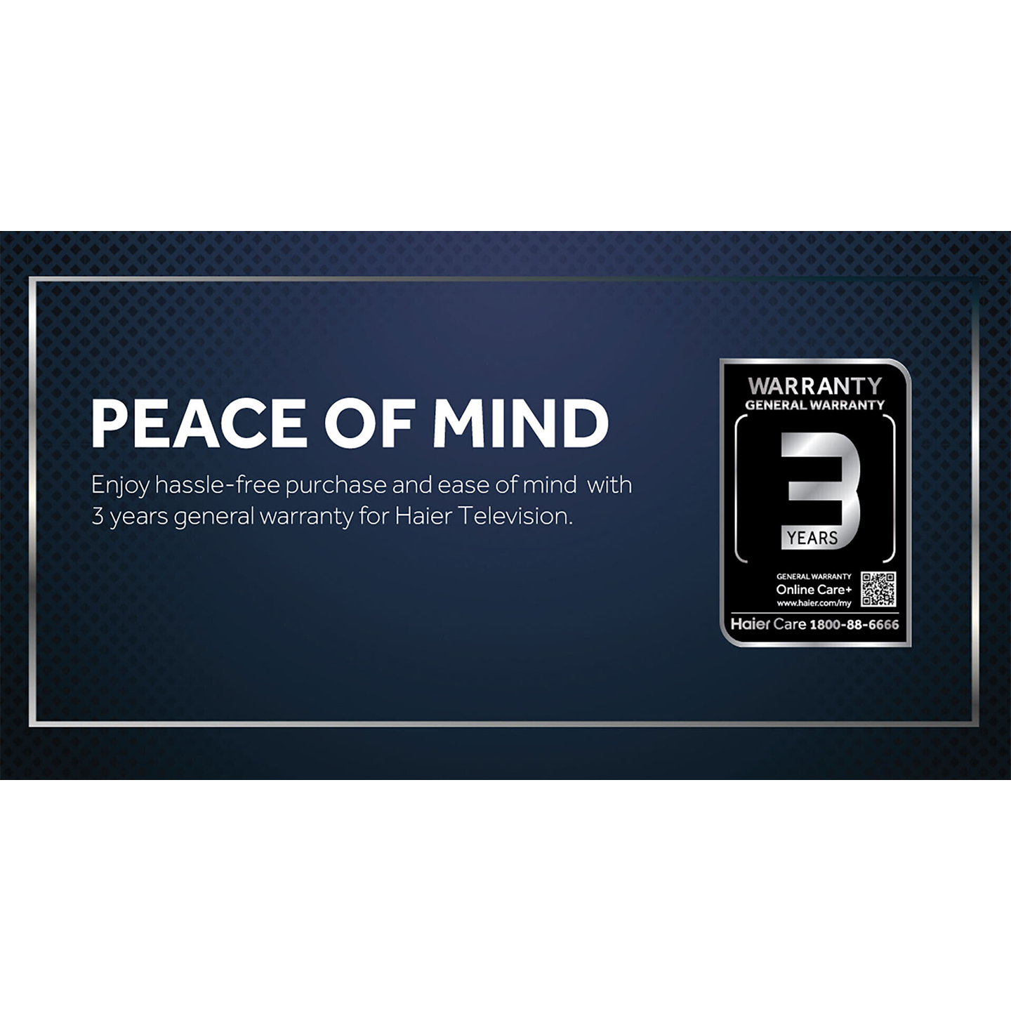 Haier 65" HQLED 4K Smart TV (H65M80FUX)