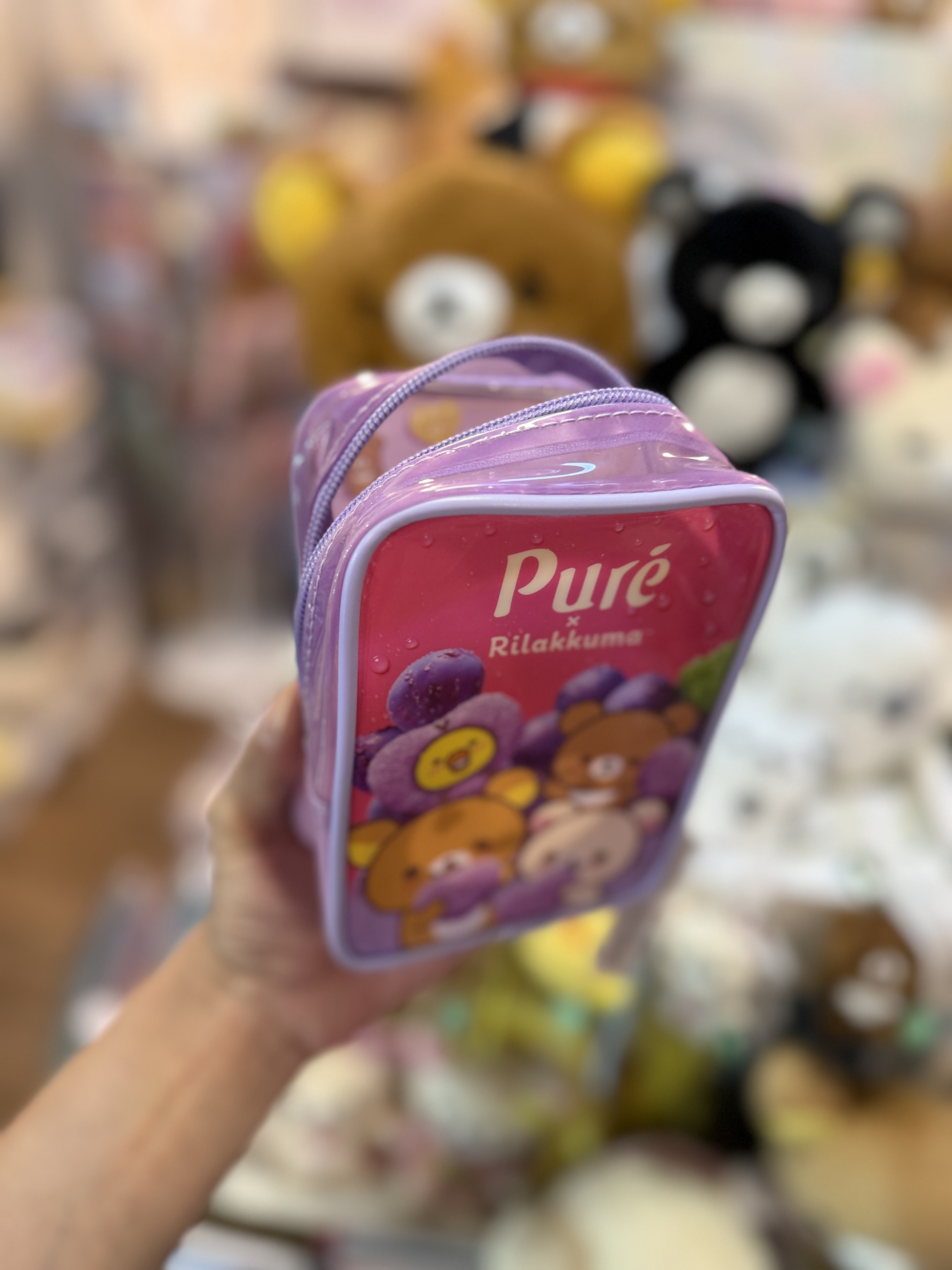 《現貨》全新loft 限定puregumi x rilakkuma小物袋