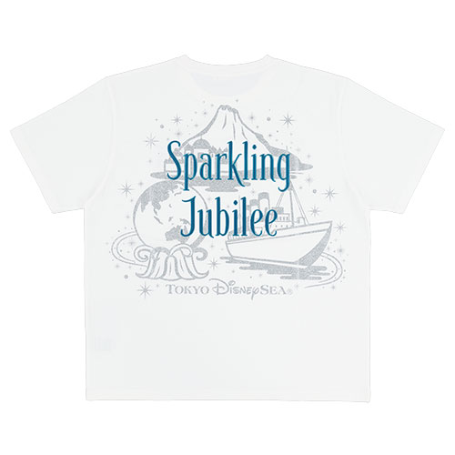 【預訂】DisneySea 25th Sparkling Jubilee - 短袖 tee (white)