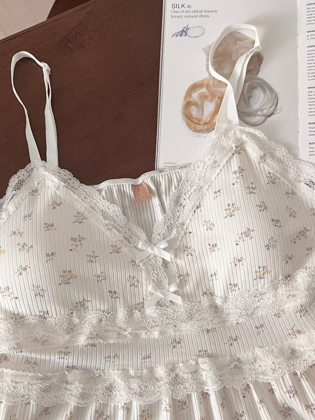 ☀️初夏連線 LIVE 4 | Petite Fleur Lace Trim Set (With Pad )