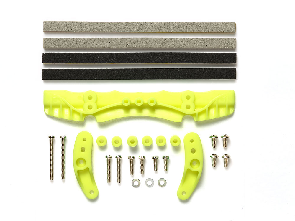 BRAKE SET (for AR CHASSIS) (FLUORESCENT YELLOW)