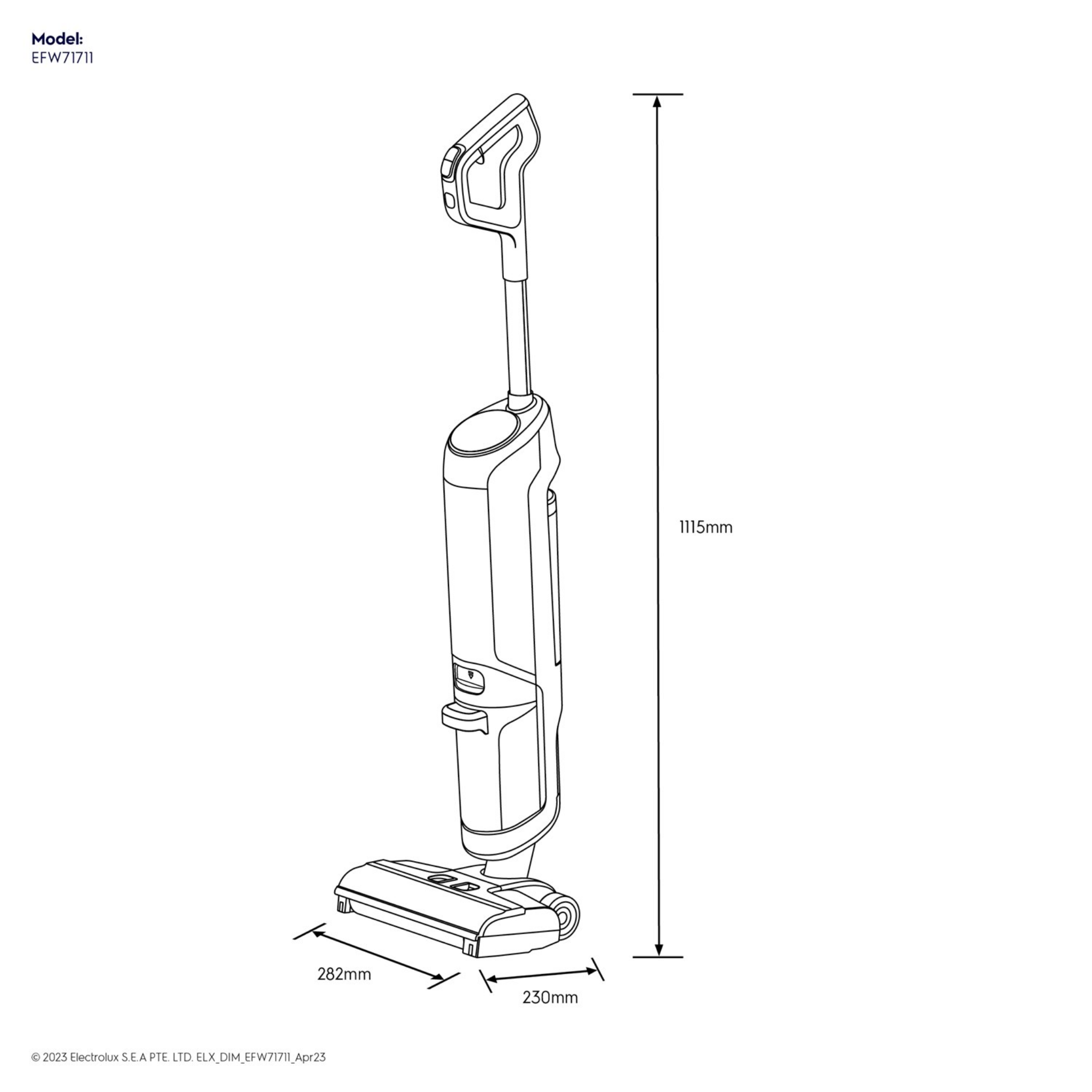 Electrolux UltimateHome 700 Robot Vacuum and Mopping (EFW71711)