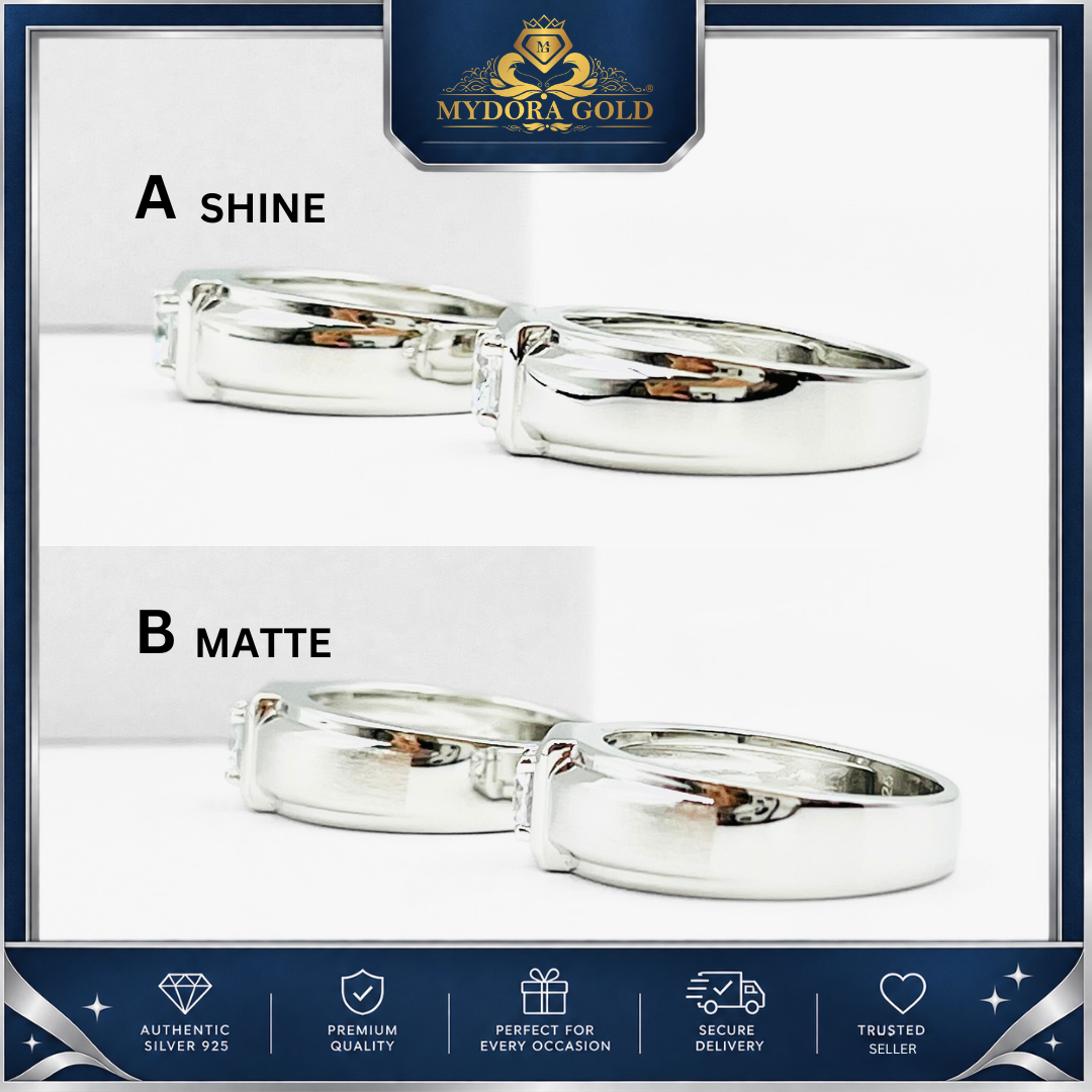 MYDORA 925 Silver Ring - Cincin SOLEMN ONE Collection