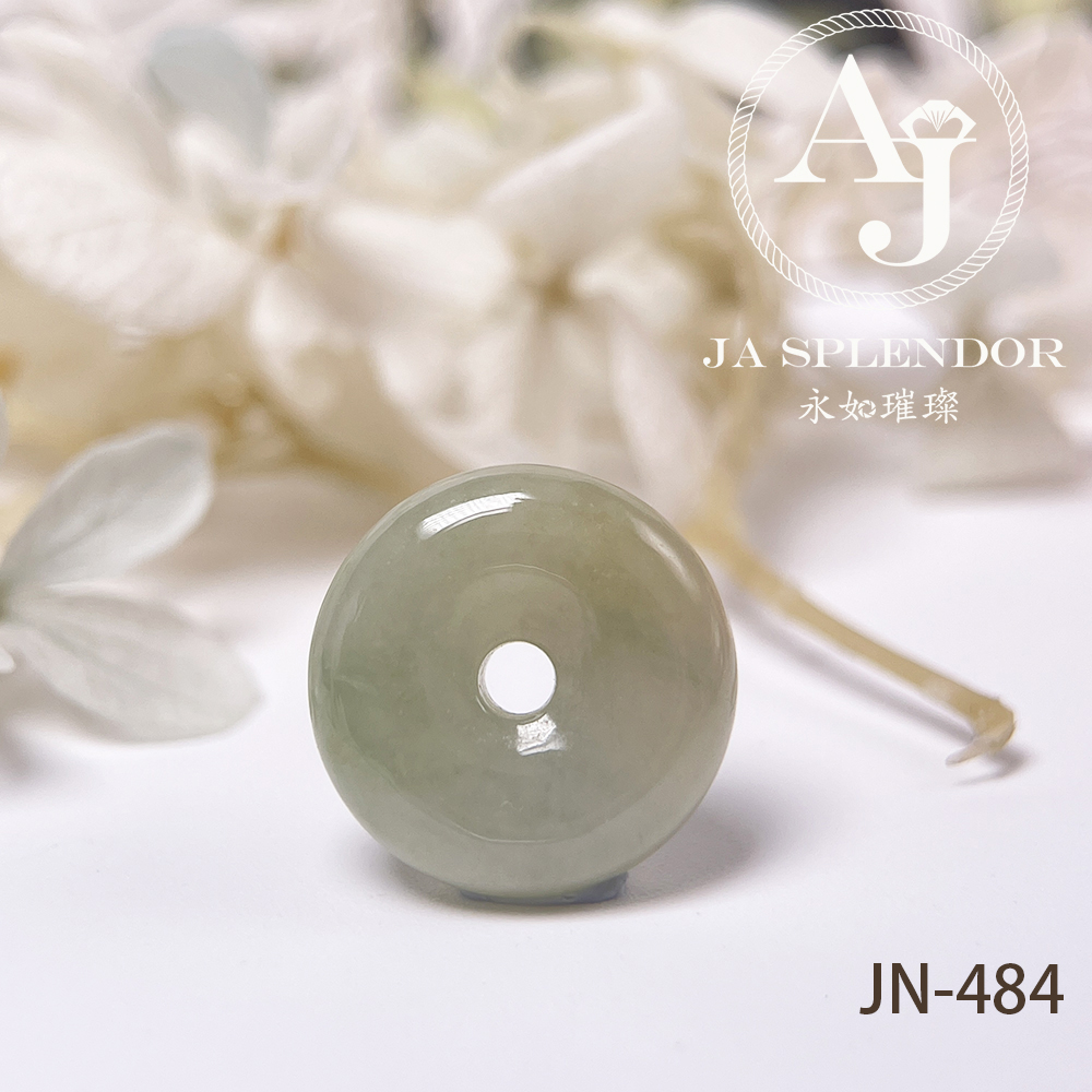 JN-481/484/495 天然翡翠A玉 冰潤秋香黃小平安扣