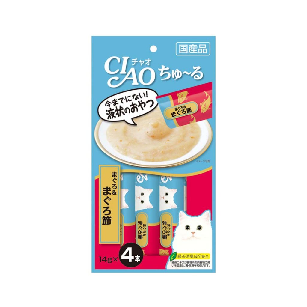 CIAO 超奴 (正貨)貓零食 肉泥醬 14gx4