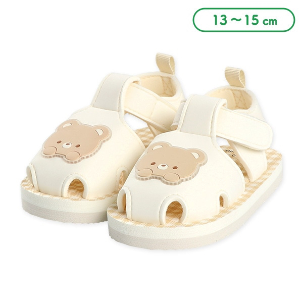 🇯🇵預訂 日本直送🇯🇵小熊圖案米白色EVA涼鞋